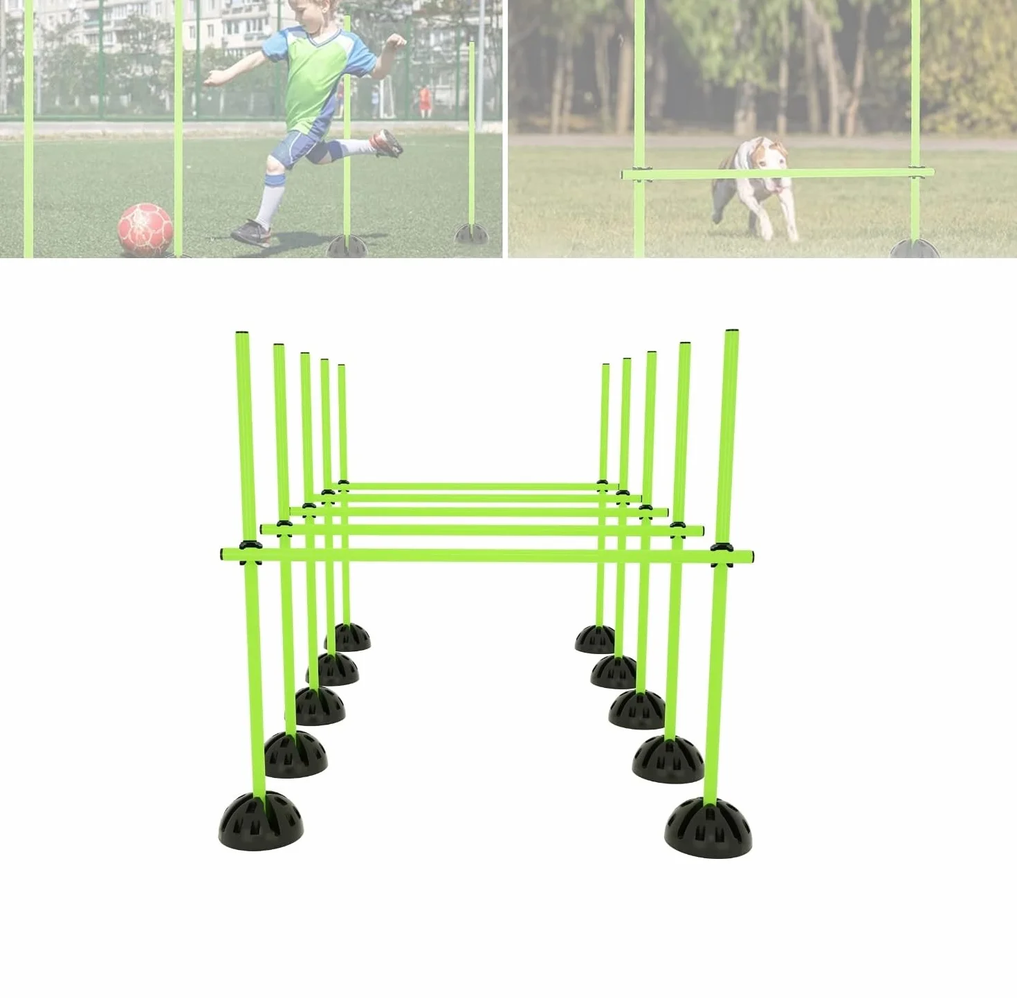 ACXIN Agility Juego de barras de entrenamiento condicional multifuncional