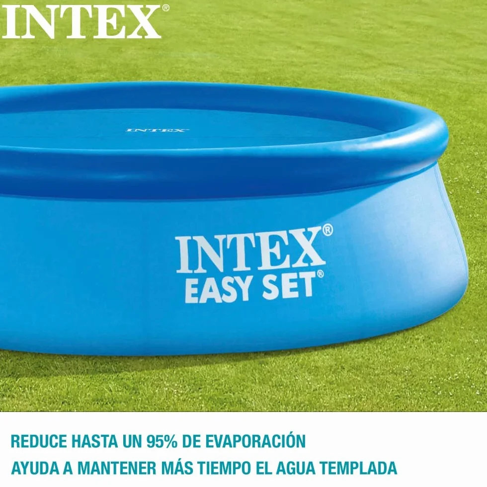 Intex Lona Solar para Piscina 457 cm Azul