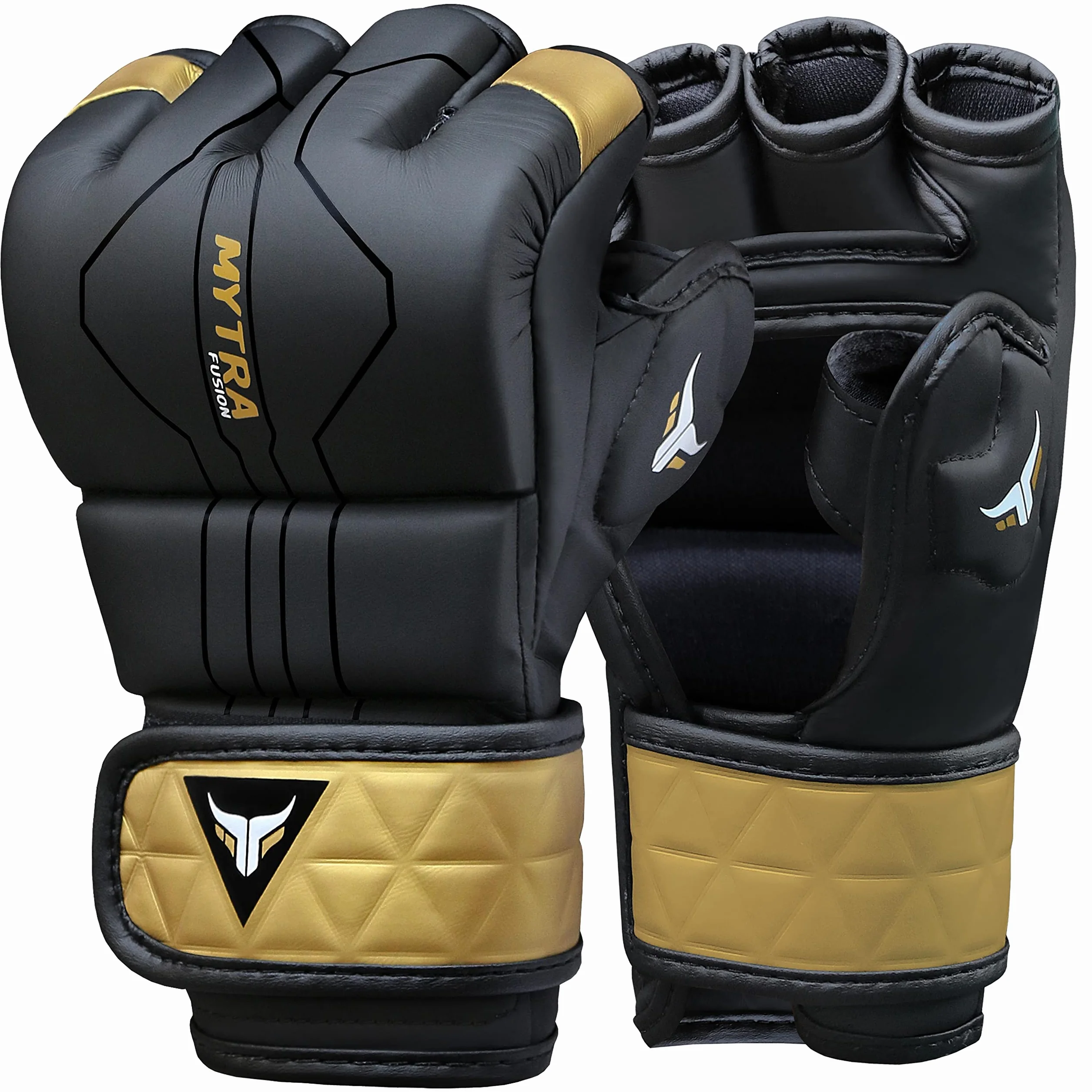 Guantes MMA para Hombre y Mujer – Guantes Sparring Open Palm Transpirables para Kickboxing, Muay Thai, Entrenamiento