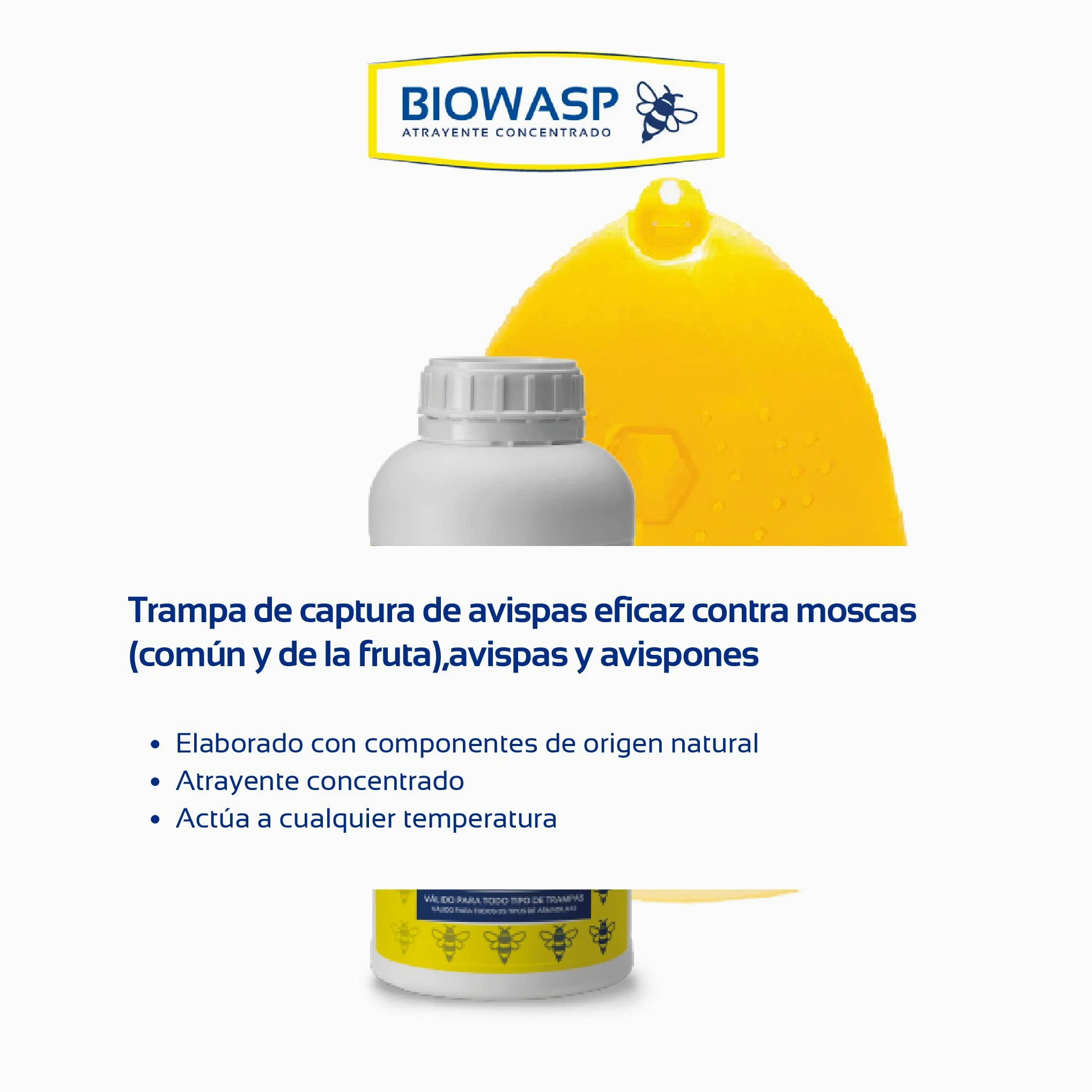 Bioplagen Wasptrap Trampa Avispas Biowasp Atrayente concentrado 500 ml