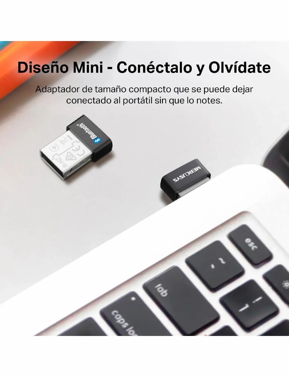 Mercusys MA530 Adaptador USB Bluetooth 5.4 Nano Inalámbrico para PC Portátil