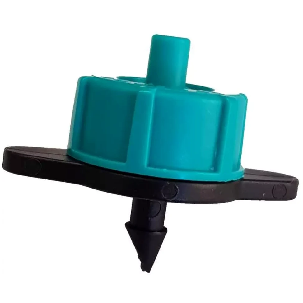 [Pack 500] GOTERO AUTOCOMPENSANTE 4 litros por Hora. Gotero para riego agrícola y jardinería. Gotero pinchado Desmontable Apto para micro tubo. Presión Trabajo 1 a 4 Bar | Incluye Membrana nítrica