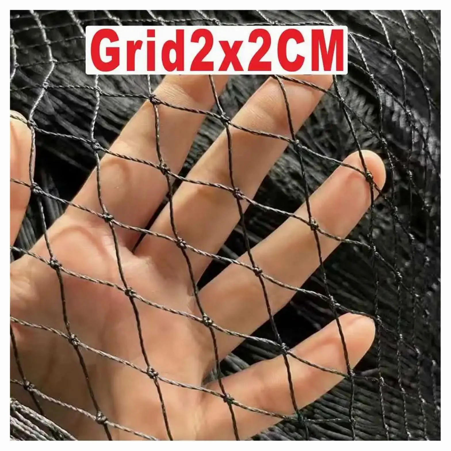 Malla de Nailon Negro de Alta Resistencia para árboles: protección contra Aves, Vallas de jardín, protección para árboles frutales, Malla antipájaros para Ciervos, Gatos, Perros y gallinas (