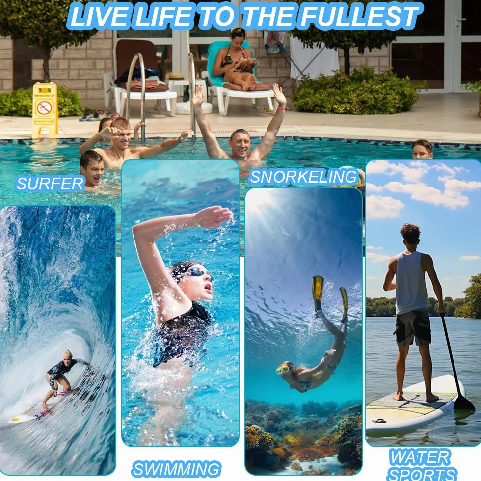 Pinzas para la Nariz de Silicona 2 Pcs Impermeable Entrenar Buceo Natación