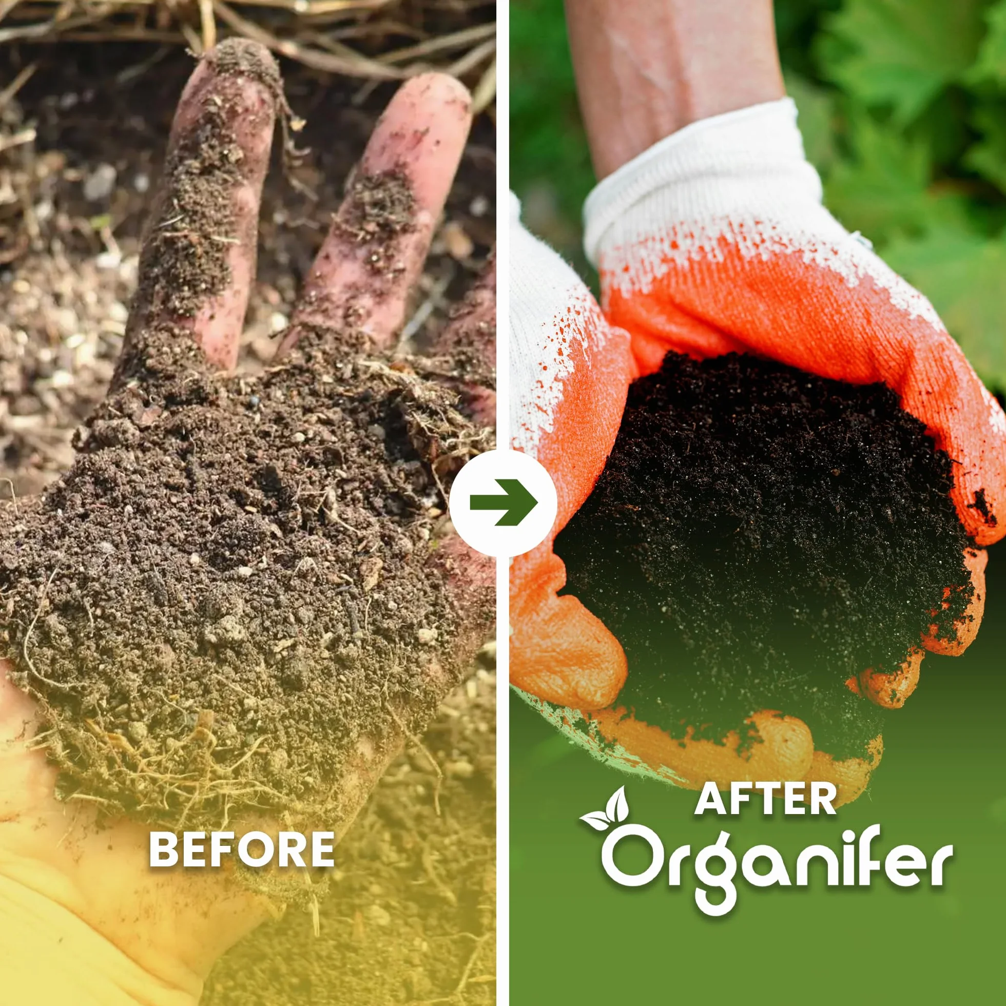 Acelerador De Compost - 20 Kg Para 100-400 M²/20 M³ - Para Residuos De Jardín Y Cocina - Compost Rico En Humus, Inodoro, Mejora La Vida Del Suelo - Guano Orgánico - Organifer