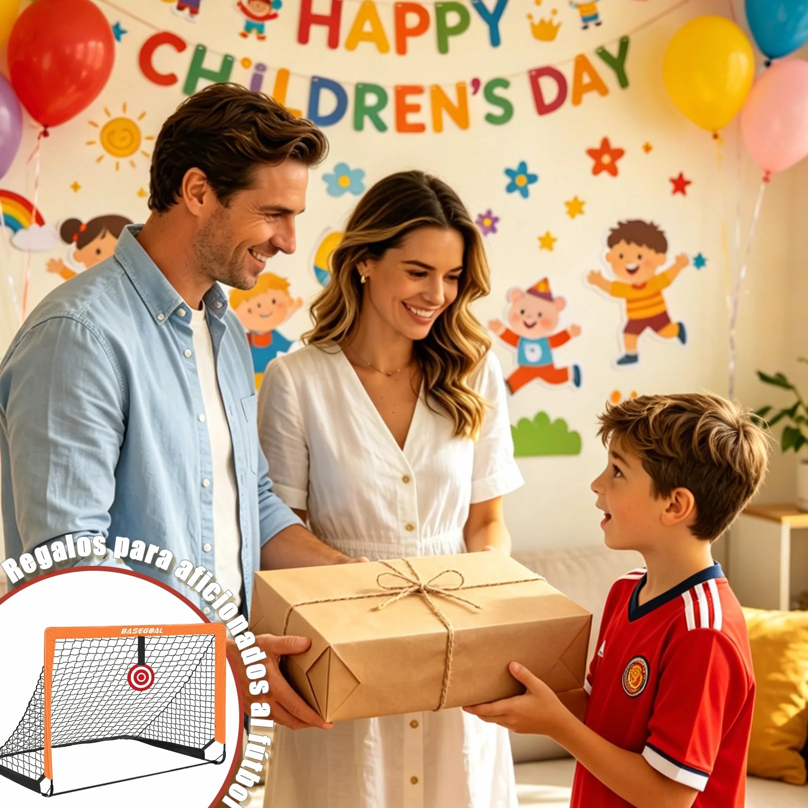Portería de Fútbol Plegable 120x90cm para Niños con Bolsa de Transporte