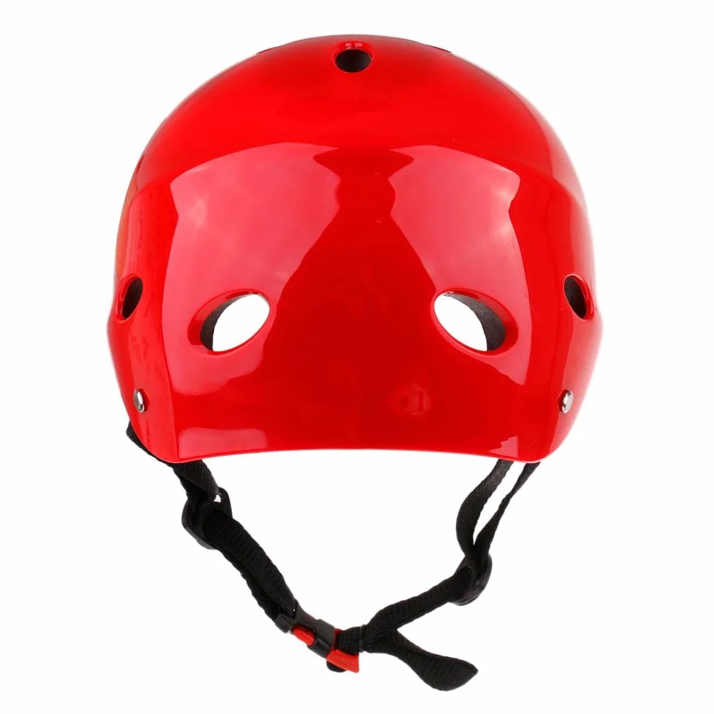 Casco de seguridad para deportes acuáticos wakeboard kayak talla L rojo