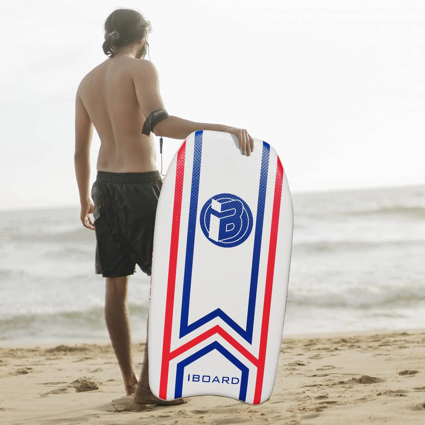 Portable Inflatable Bodyboard 42 Inch Body Board with Sup Technology for Adult Teen