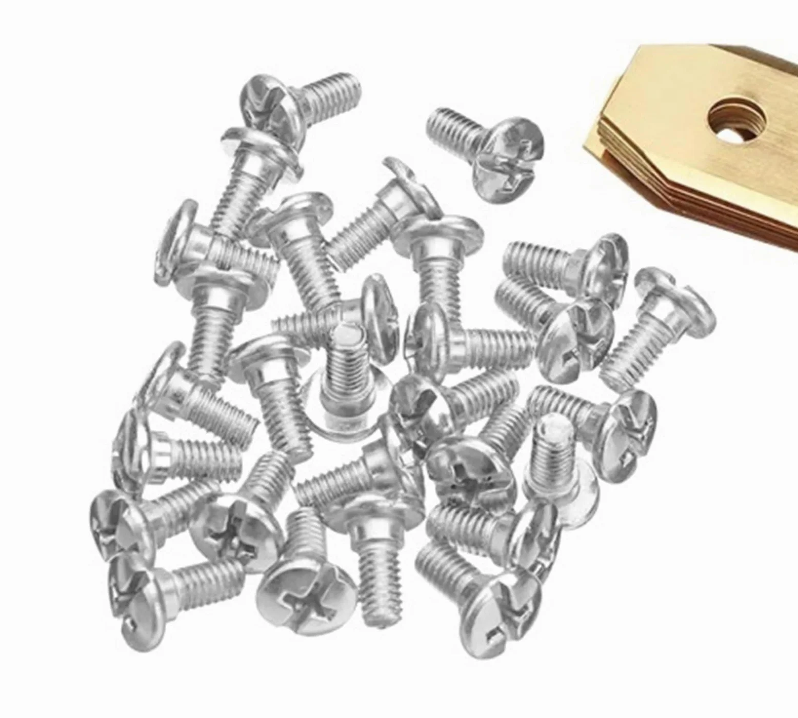 Paquete De 60-150 Cuchillas De Repuesto De 0,7 MM, Compatibles con Husqvarna, Automower, Compatible con Gardena, Pieza De Repuesto For Cortacésped | Gold 150pcs