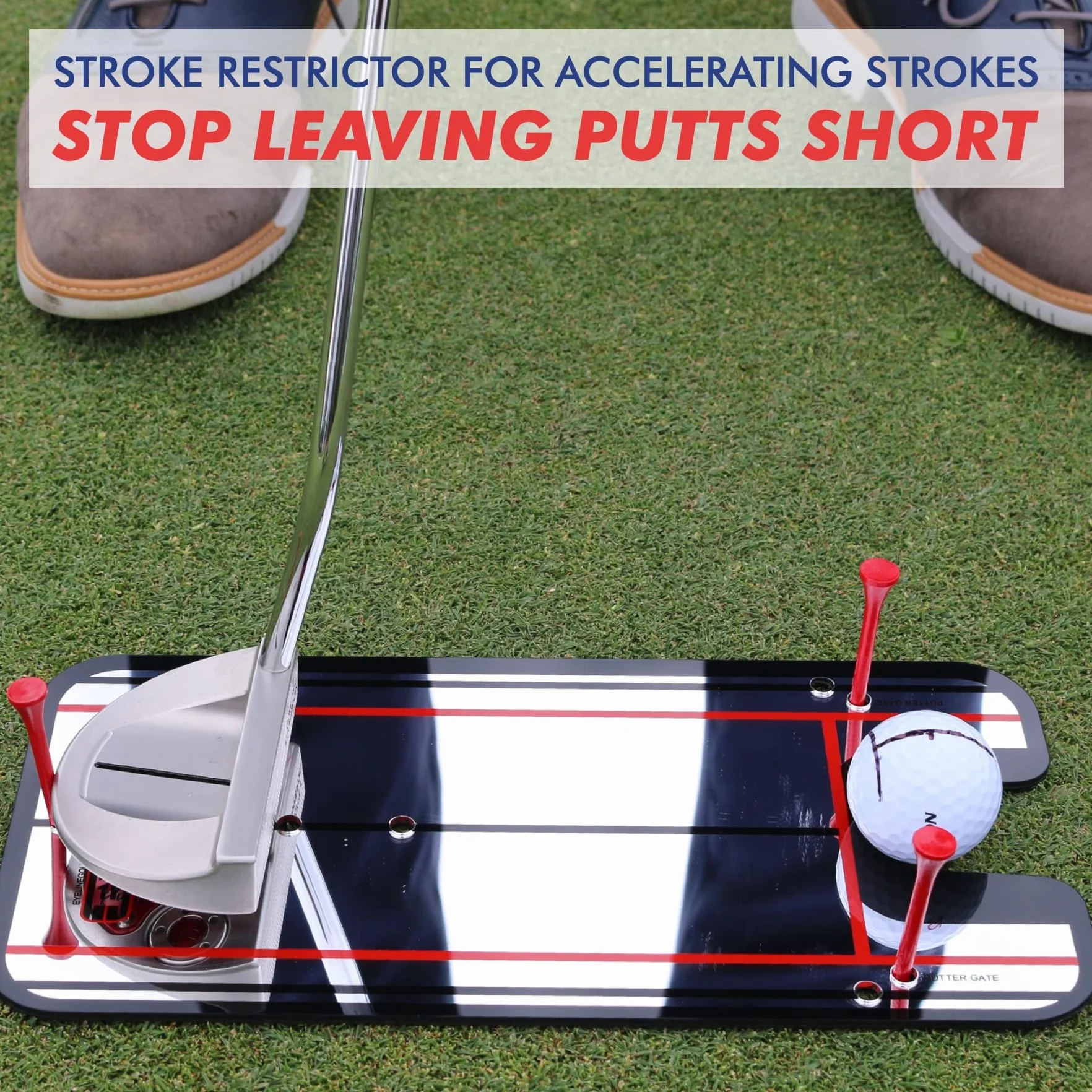 EyeLine Golf Mirror Putting Training Aid for Alignment Stroke Improvement Indoor Outdoor