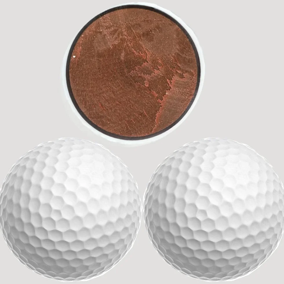 Juego de 6 pelotas de golf de 42 mm, blandas para entrenamiento en interiores o exteriores, color blanco