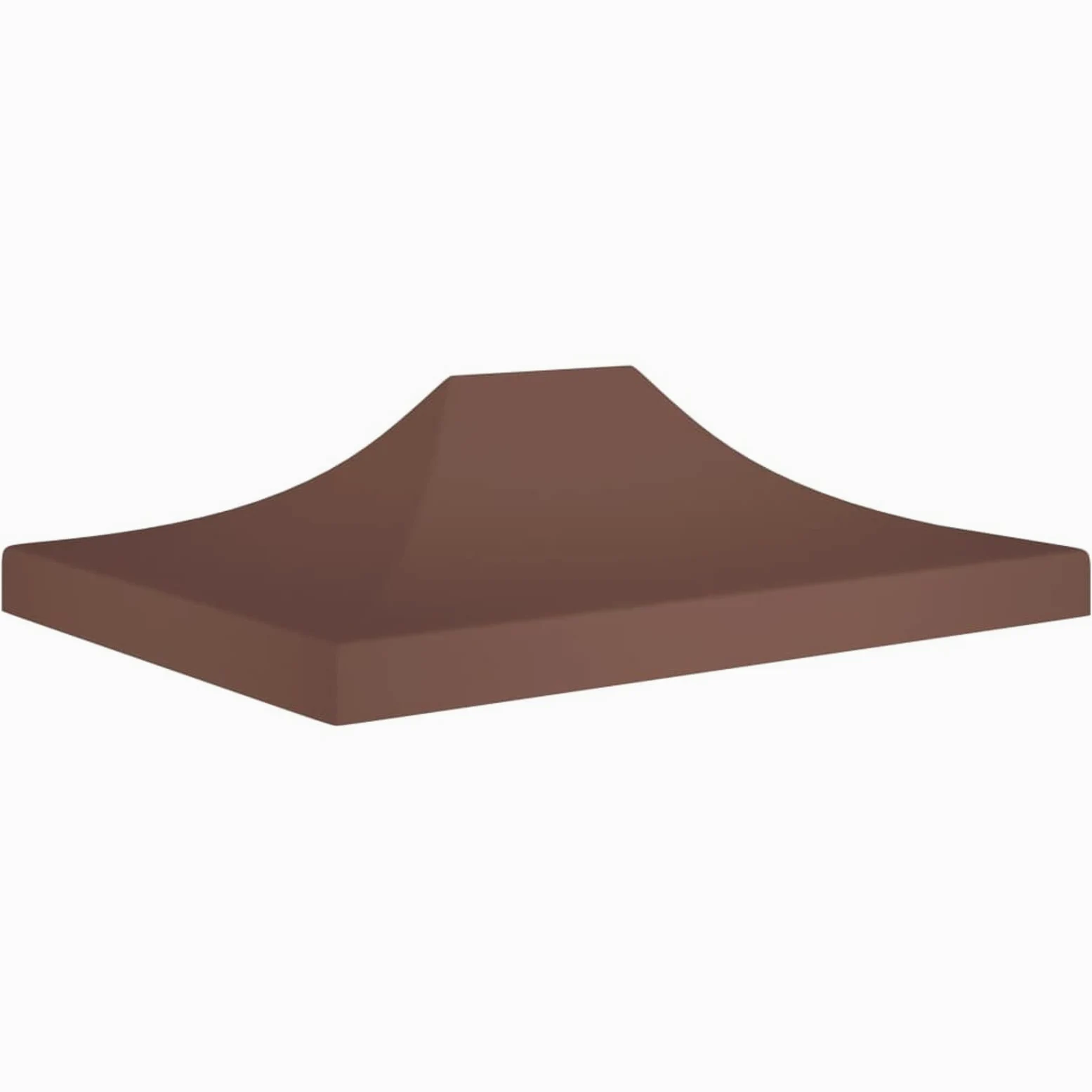 Tienda de campaña para fiestas, techo de 4 x 3 m, marrón, 270 g/m², resistente al agua, toldo para jardín, fiesta, camping, evento, tienda de campaña de boda