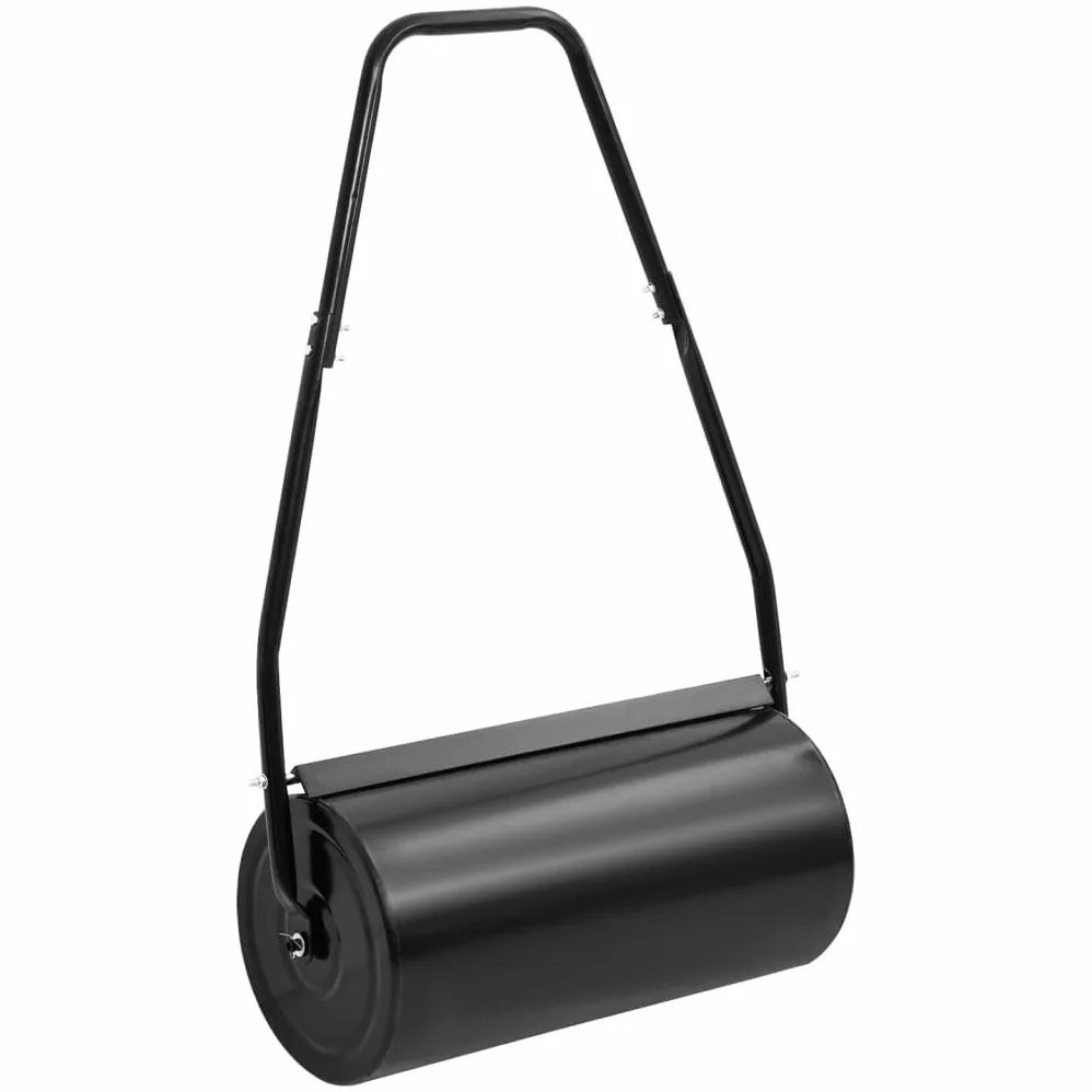 Mangloder - Rodillo de césped para jardín, rodillo de mano, rellenable con agua y arena, 42 L de hierro y acero, compactar y presionar y alisar para jardín y césped