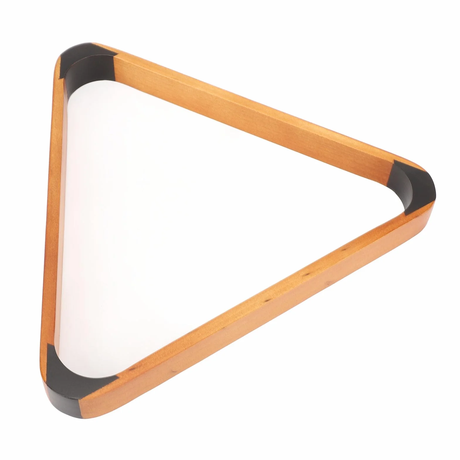 Estante Triangular para Bolas de Billar de 9 Bolas, Pino Británico de Lujo, Mesa Estándar