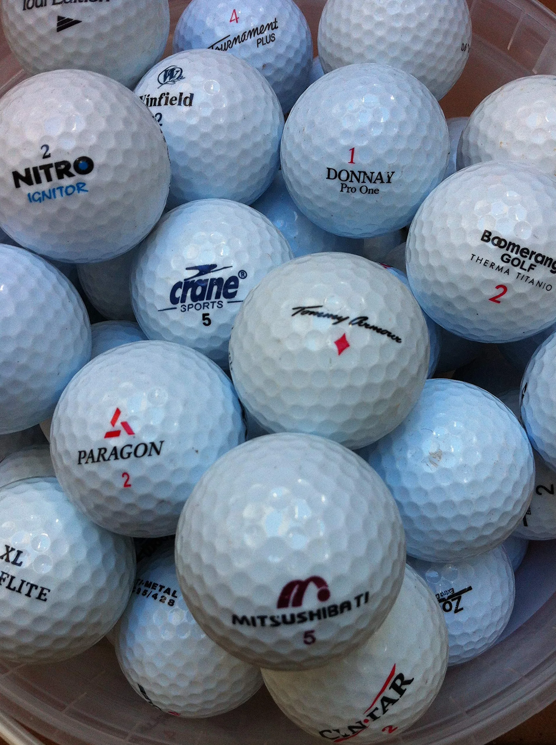 Pelotas de Golf Recuperadas Calidad AAAA/AAA 100 Mix