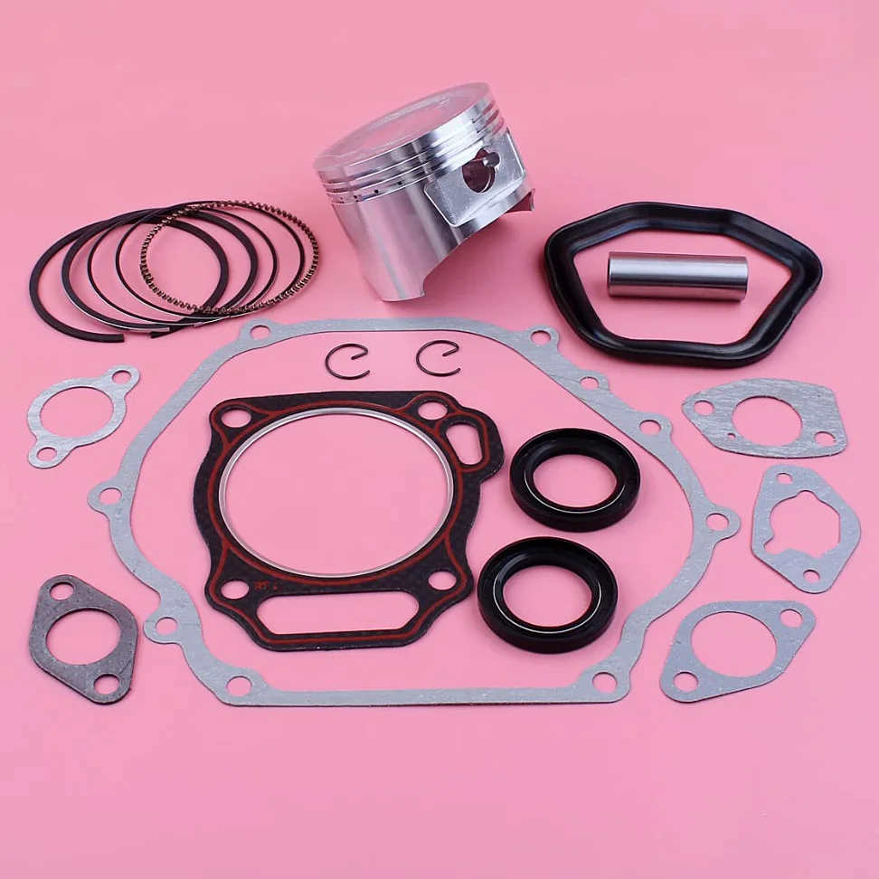 Juego de juntas completas de sello de aceite Circlip de anillo de pasador de pistón de 88mm for pieza de repuesto de motor de Gas GX390 13HP GX 390 188F