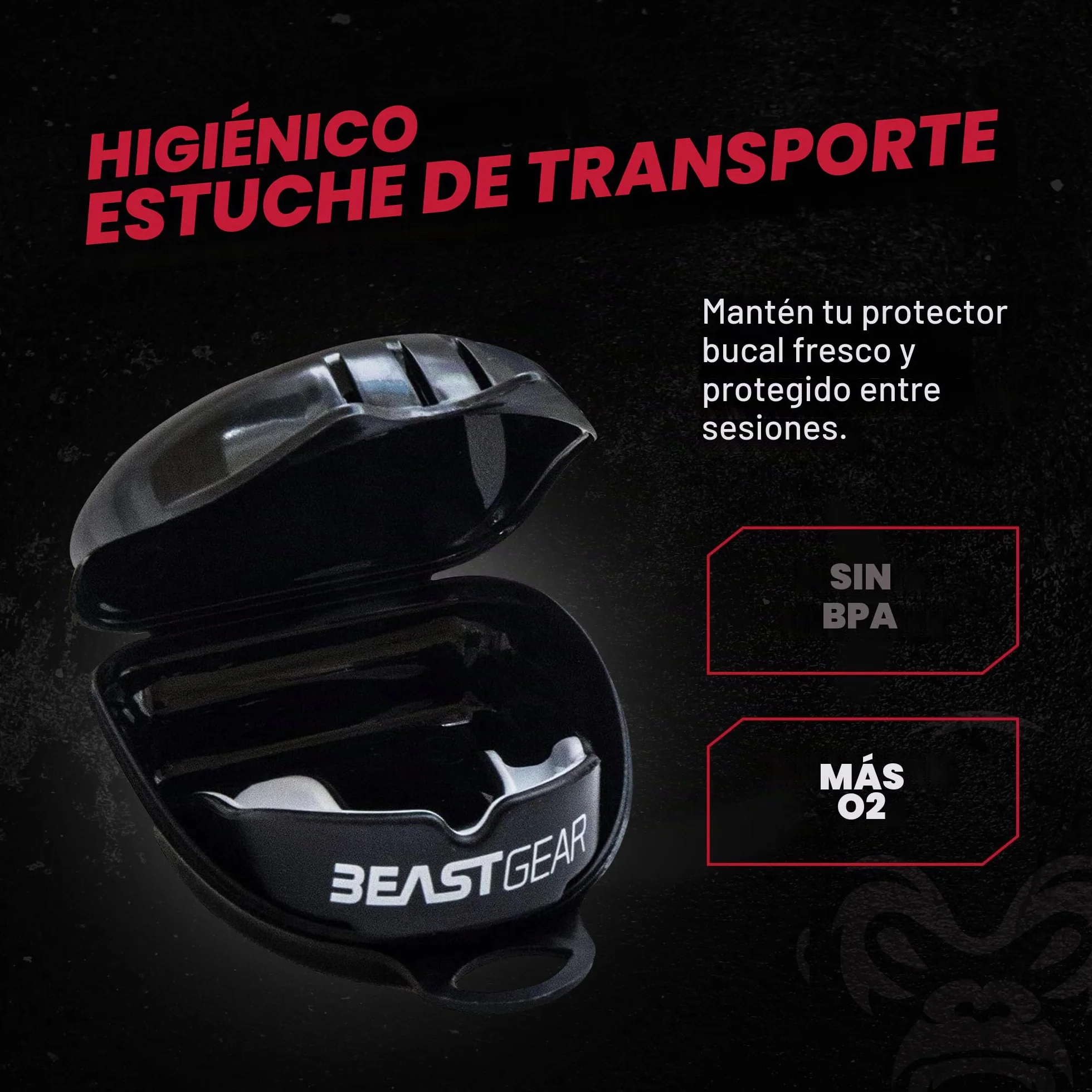 Beast Gear Beast Guard Protector Dental para Boxeo MMA Rugby Muay Thai Hockey Judo Karate Artes Marciales
