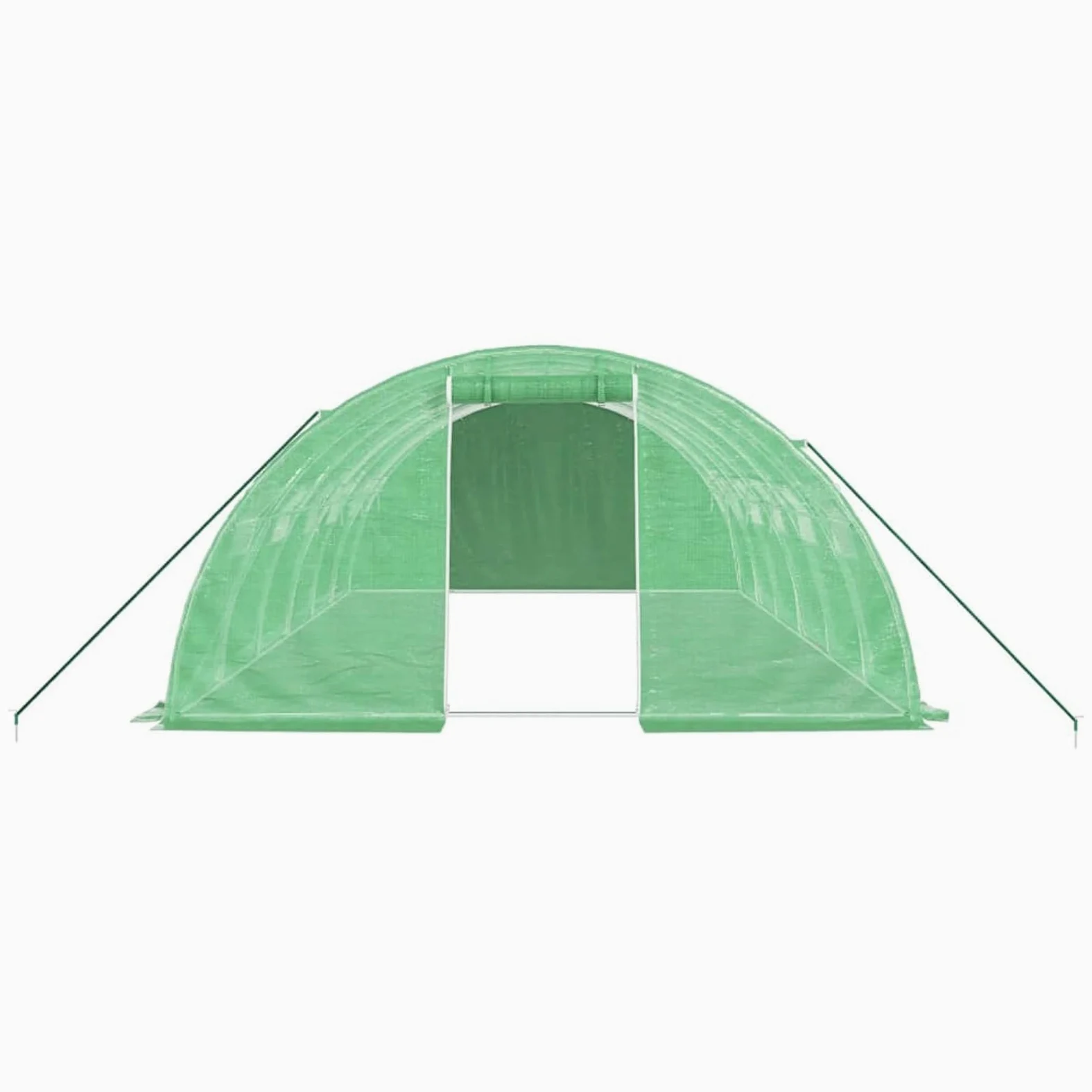 ARKEM Invernadero con Estructura de Acero Verde 24 m² 6x4x2 m Pajareras Exterior En Jardin