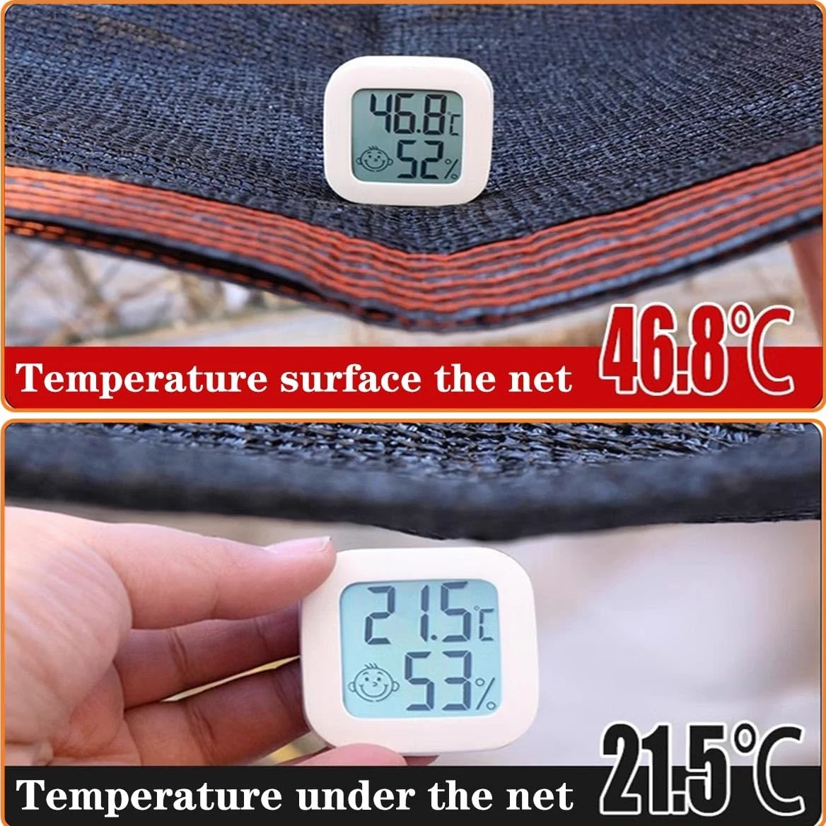 Tela de sombra con 90 % de protección UV, lona de malla de polietileno de alta densidad resistente de 30 x 50 pies para invernadero de jardín, ojales reforzados, ideal para privacidad de plantas y