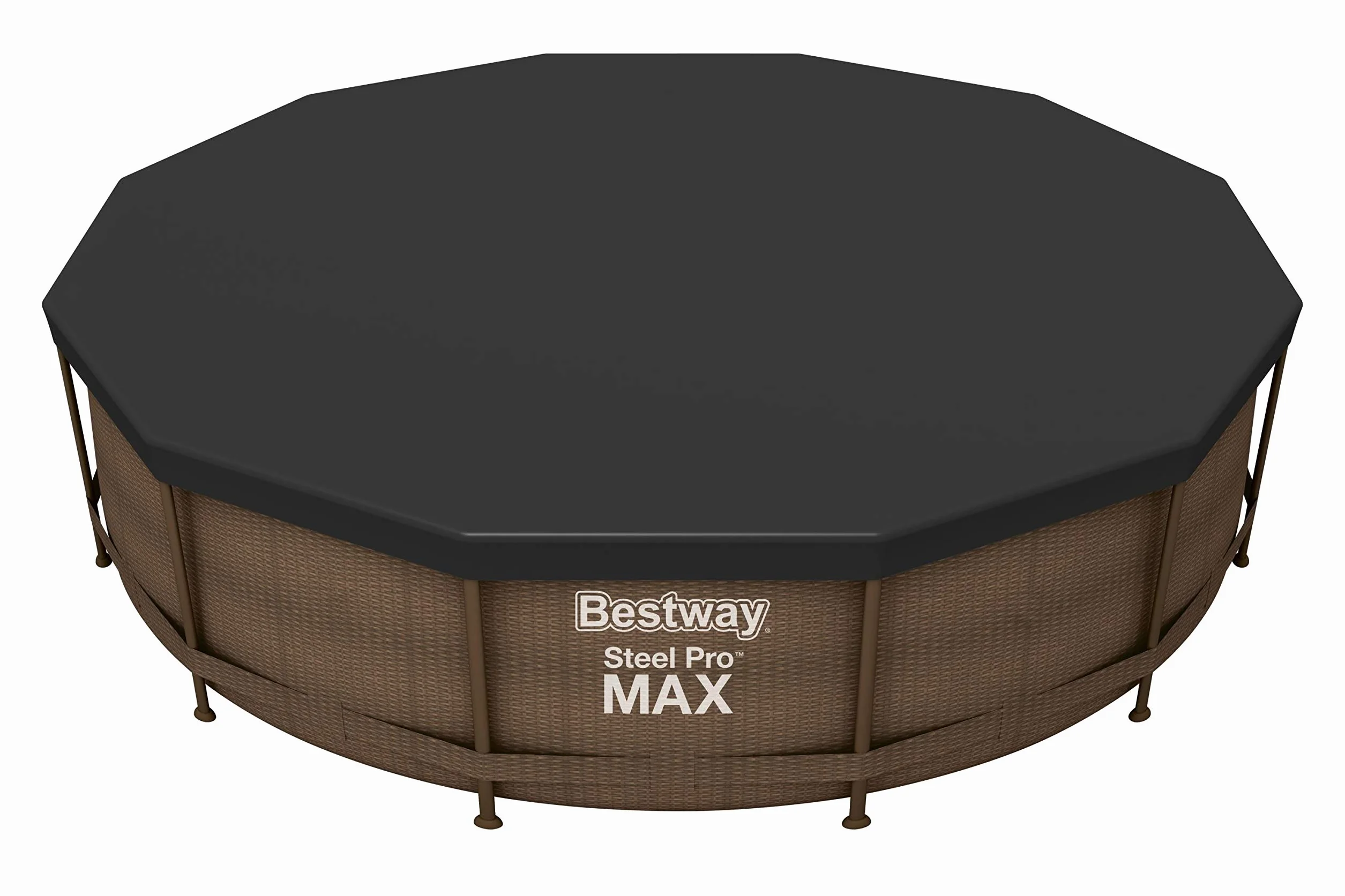 Bestway Cobertor 4 estaciones para piscinas redondas elevadas de 366 cm de diámetro