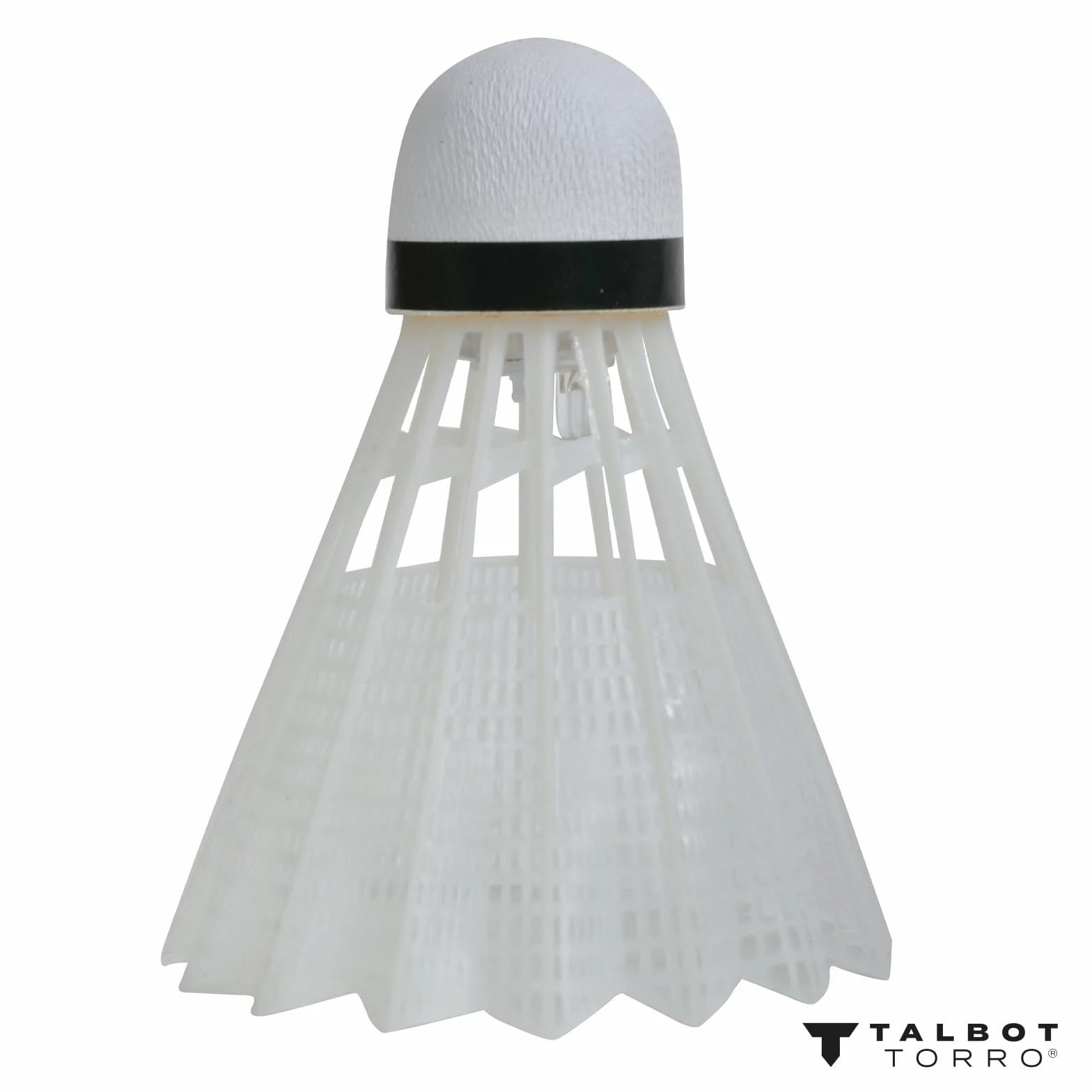 Talbot Torro Volantes de Bádminton Magic Night LED 3 Pelotas con Plumas de Plástico Brillan en la Oscuridad Interior y Exterior
