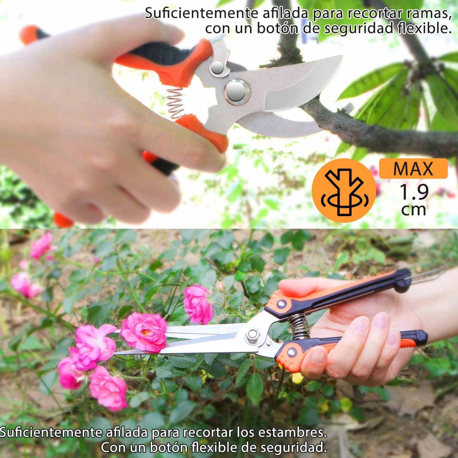 Kit Jardineria, 10 Piezas de Alta Resistencia Juego de Herramientas de Jardinería, Set Jardineria para Jardinería, Regalos para Mujeres y Hombres