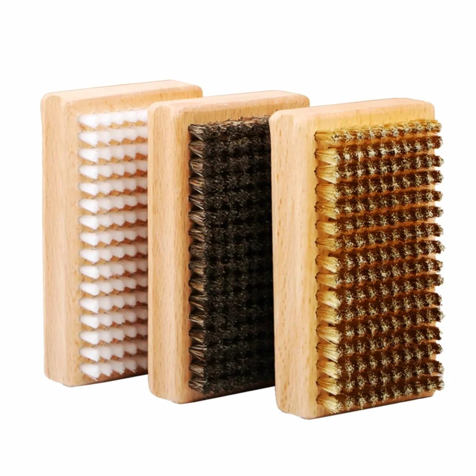 DONGKER Juego de 3 cepillos de esquí, cepillo de cera para snowboard, nailon, crin y cobre