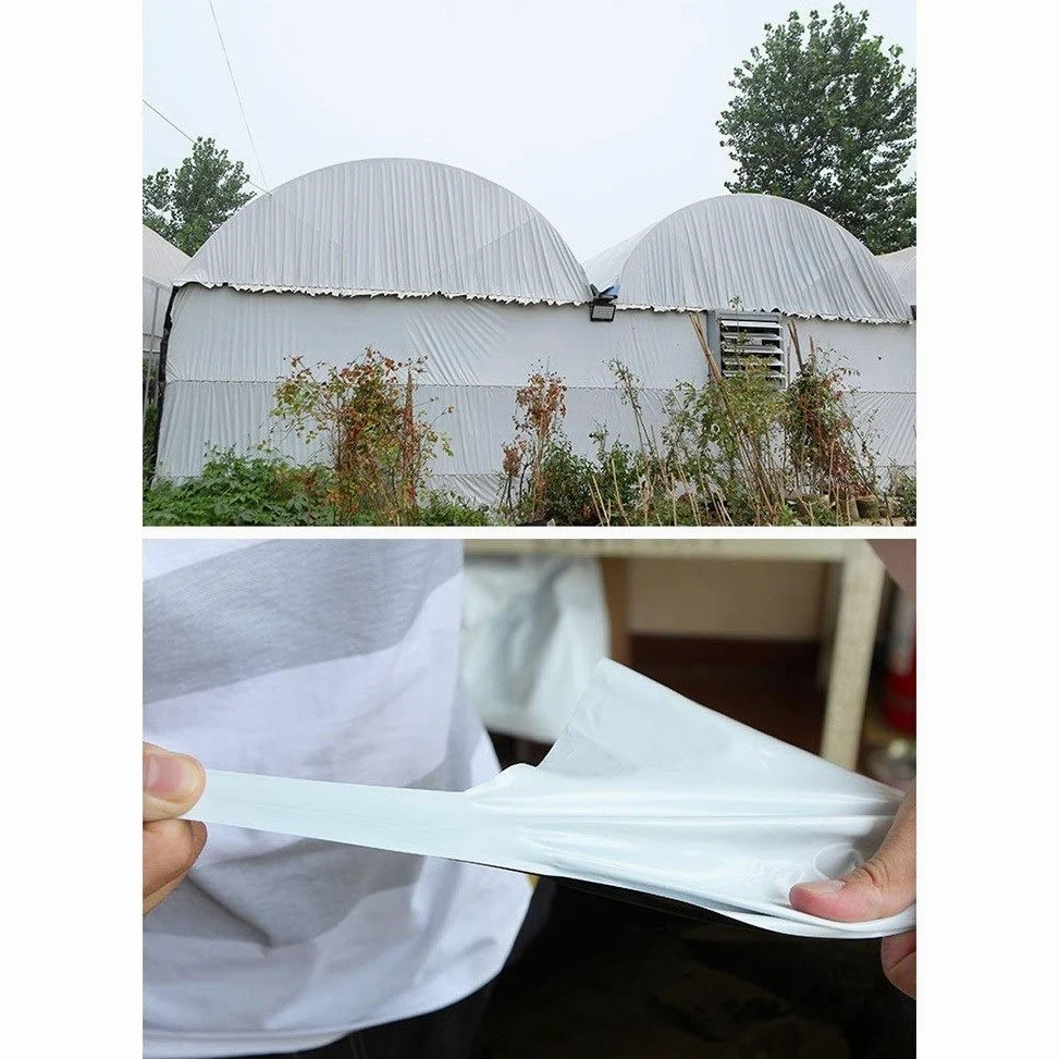 Revestimiento de estanque, Heavy Du 0,12 mm, PVC blanco y negro, película antipinchazos para agricultura y jardín, 60, perfecto para proteger infiltrados