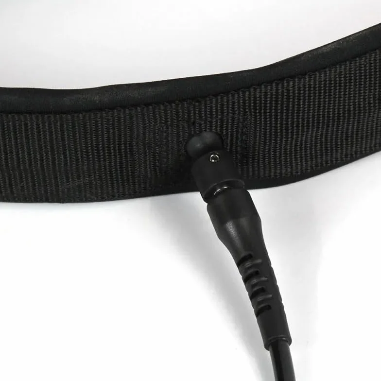 Leash DE WINGFOIL Cinturón Coil Howzit Negro