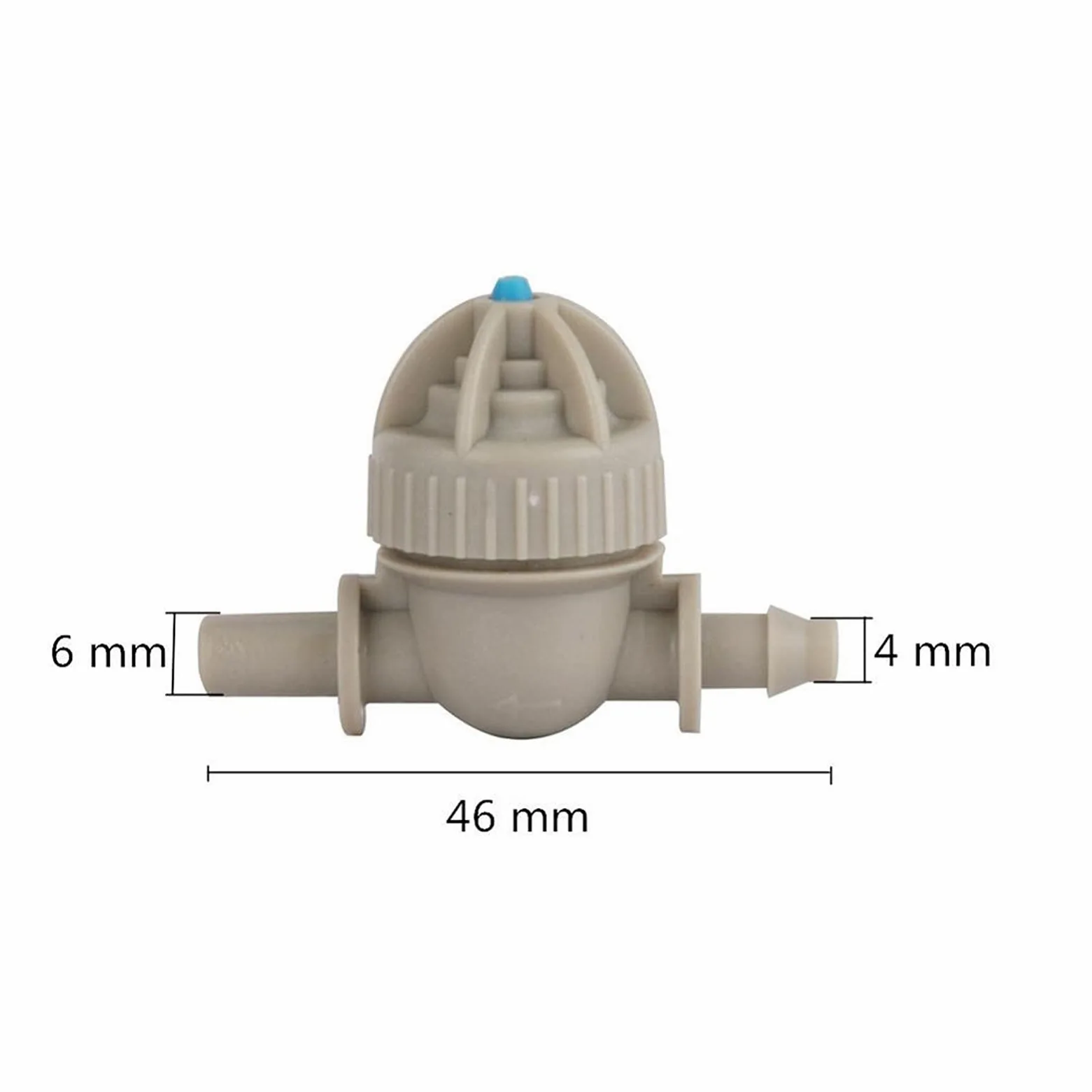 Adaptador de manguera de plomería de jardín 1/4 "suspensión esférica anti-goteo de goteo anti-goteo dispositivo de corte de corte de riego Válvula de riego Mini goteo Accesorios de riego de goteo 150