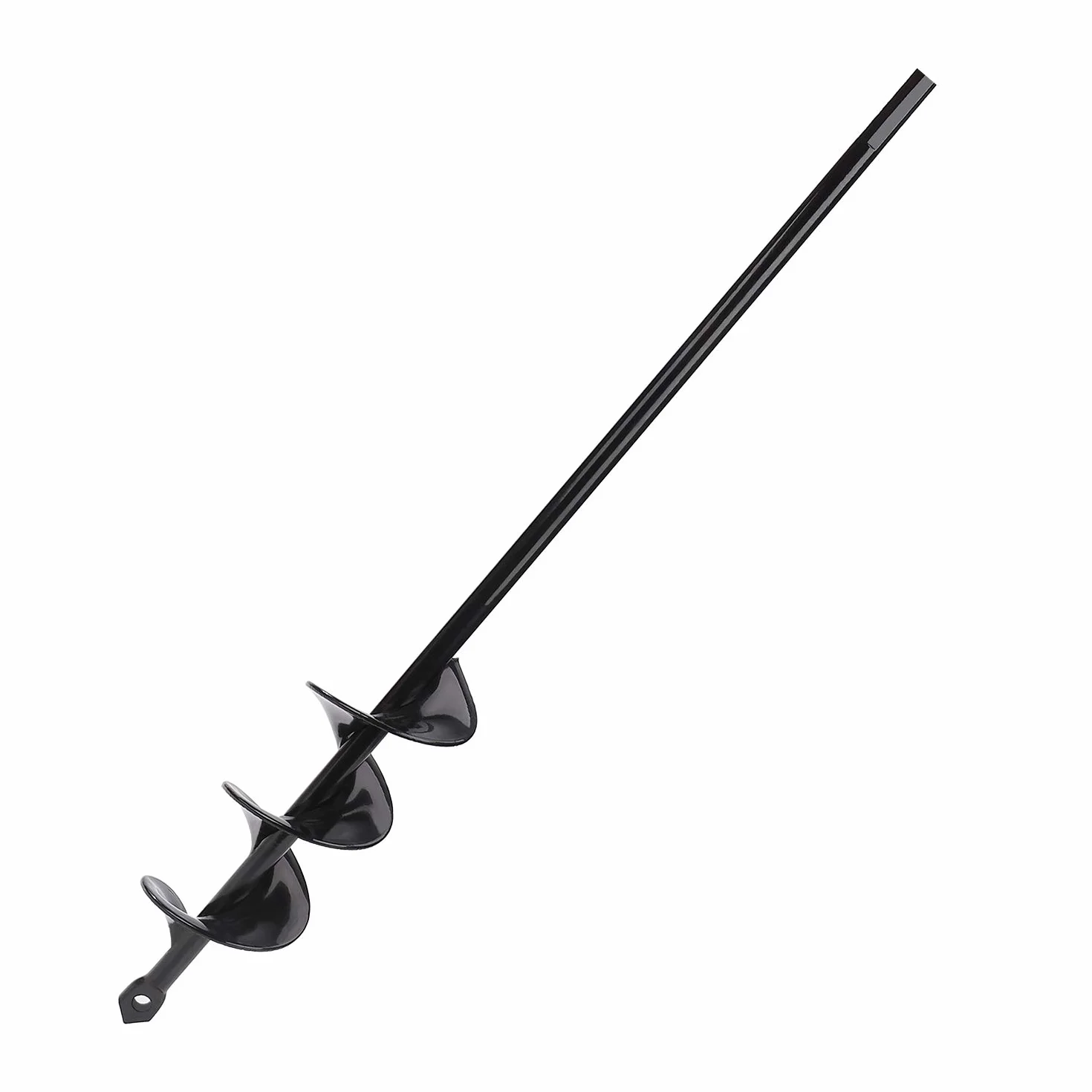 Jardín Espiral Broca, Excavadora de Taladro para Ahoyadora, Cultivador de Suelo Broca, Agujero Herramientas de Mano para Flor Plantar Bulbos De Cama Plántulas (Dia-4.6cm, L-37cm)