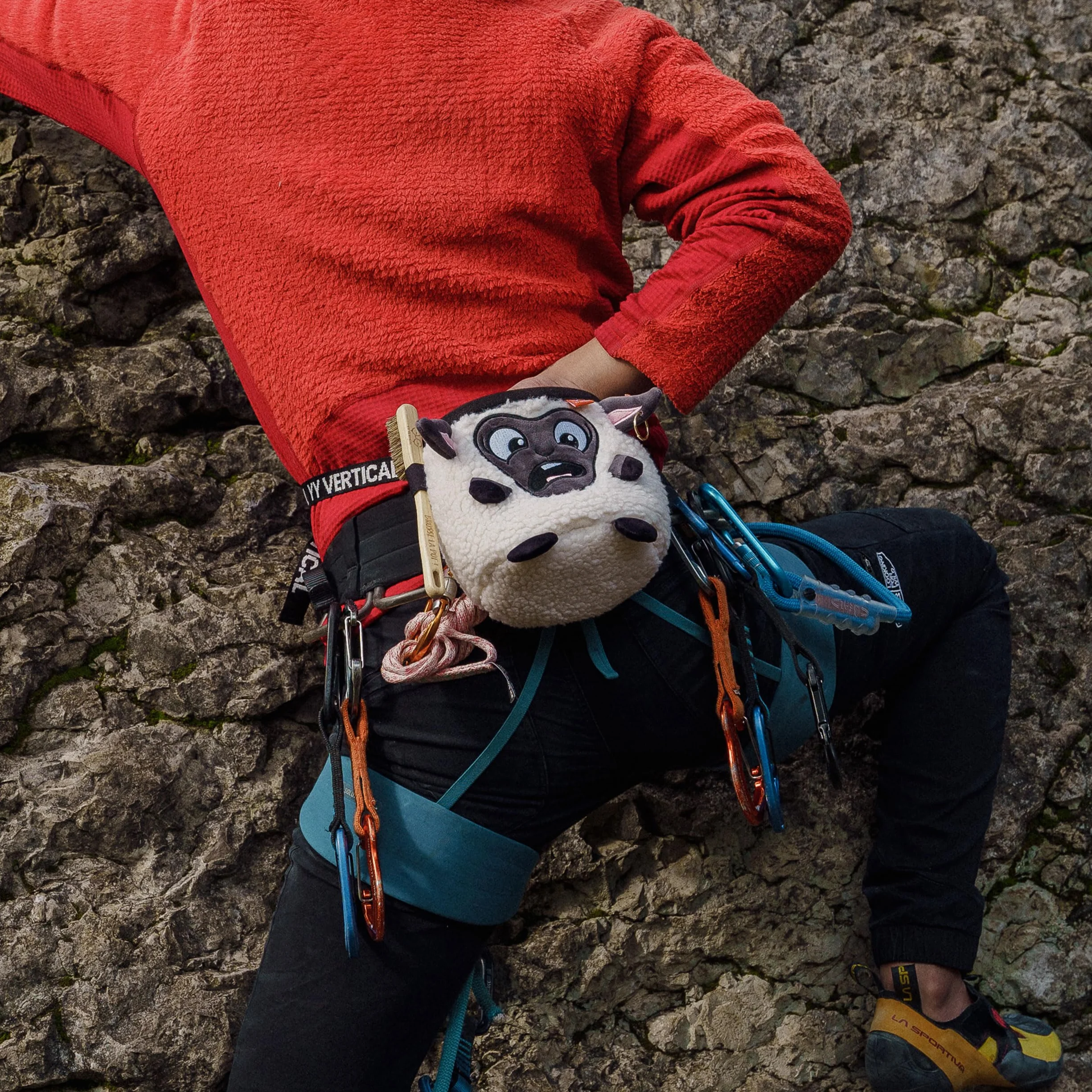 YY Vertical Bolsa de tiza para escalada en roca para adultos y niños búlder montaña