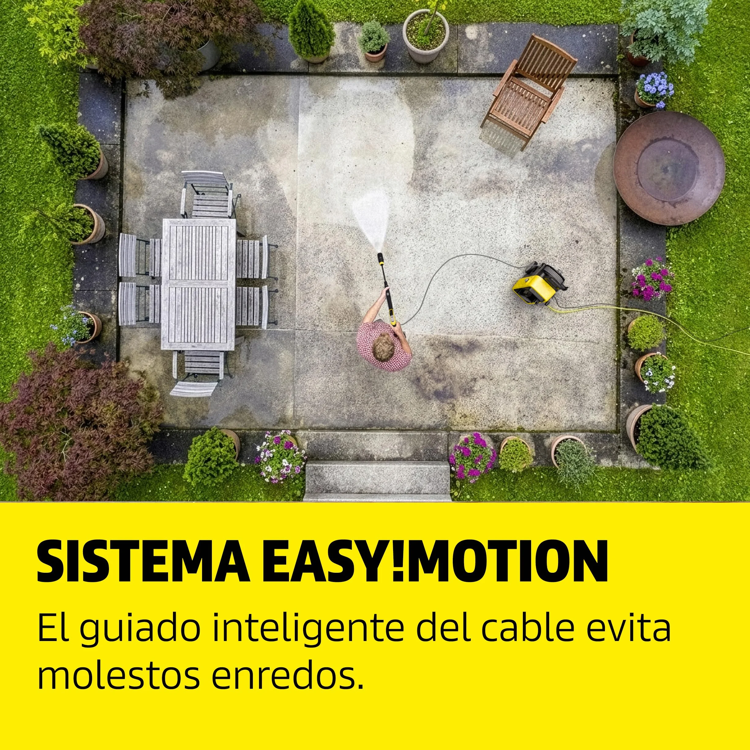 Kärcher hidrolimpiadora K 7 Comfort Premium Connect, presión: máx. 180 Bar, caudal: 600 l/h, área: 60 m²/h, Manguera de Alta presión, Tambor para Manguera, Control Mediante App