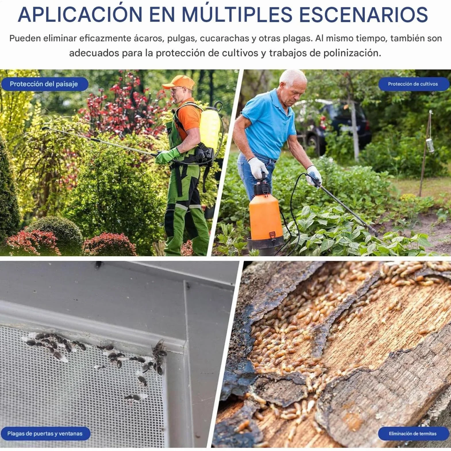 Genérico Espolvoreador para Tierra De Diatomeas - Control De para Ganado,Multifuncional para Andamios, Jardín, Vivero, Granja, Invernadero Y Hogar