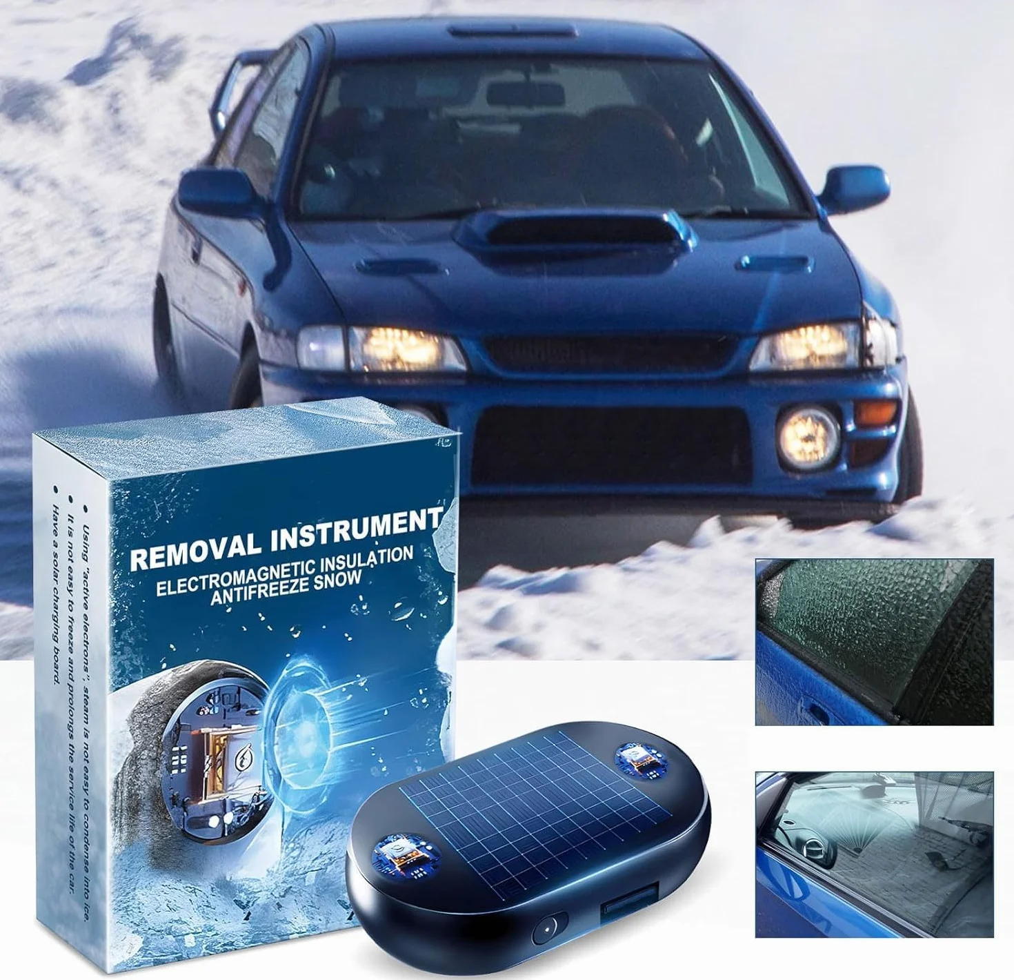 Electromagnetic Wave Anti Freezing and Snow Removal Device, Electromagnetic Car Snow Removal Device, Electromagnetic Car Deicer, Anti-Freeze Electromagnetic Car Snow Removal Device