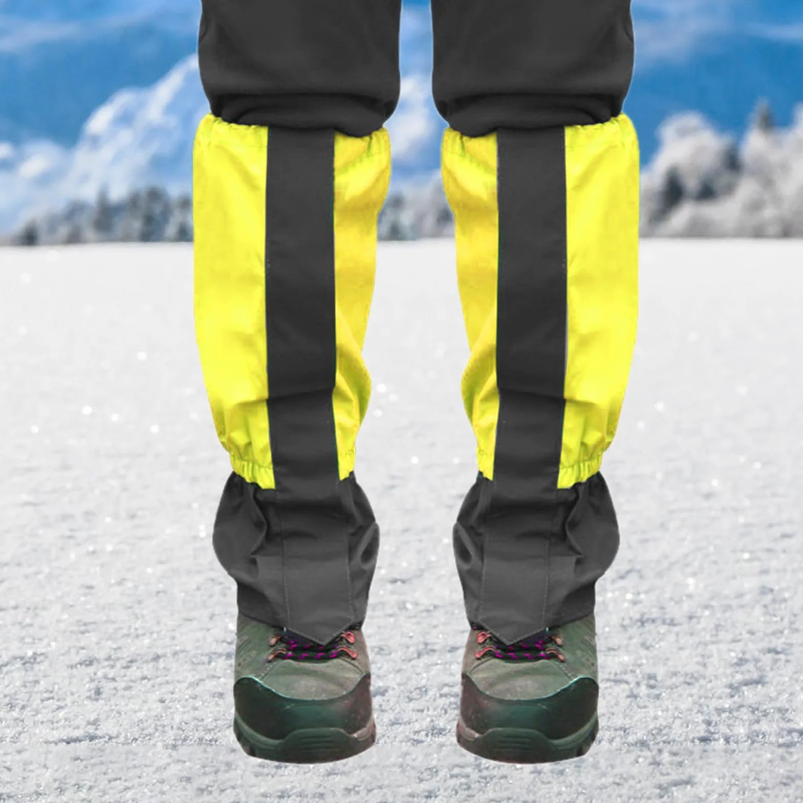 Polainas de senderismo impermeables HENGBIRD para hombre y mujer y raquetas de nieve