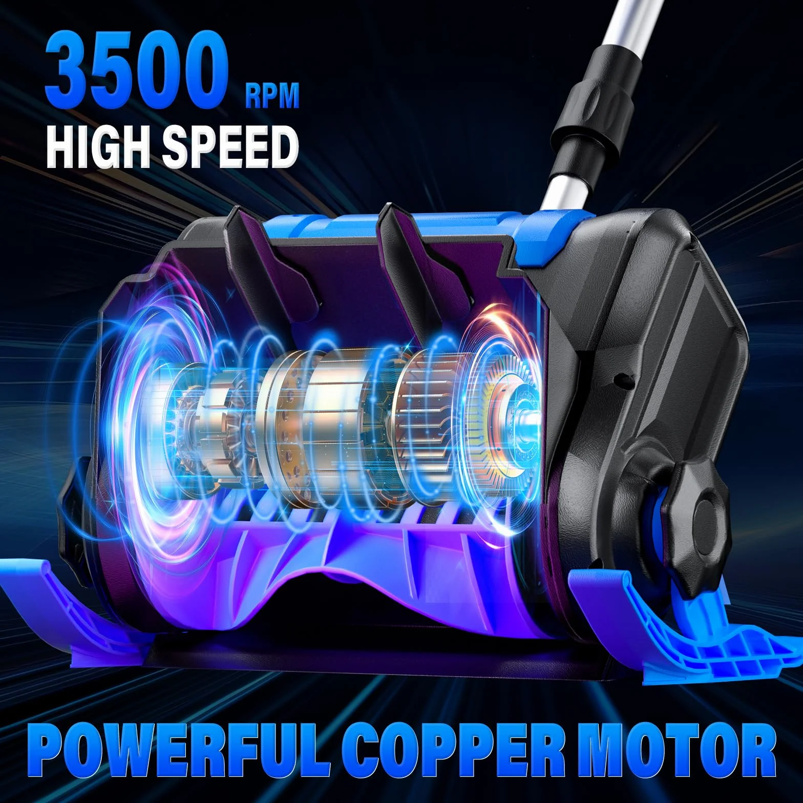 Quitanieves inalámbrico para batería Makita 21 V, quitanieves eléctrico (spazzola da Neve Wireless da 1000 W Fino a larghezza di lavoro 30 cm, distanza espulsione 8,5 m, profondità sgombero 17 cm)