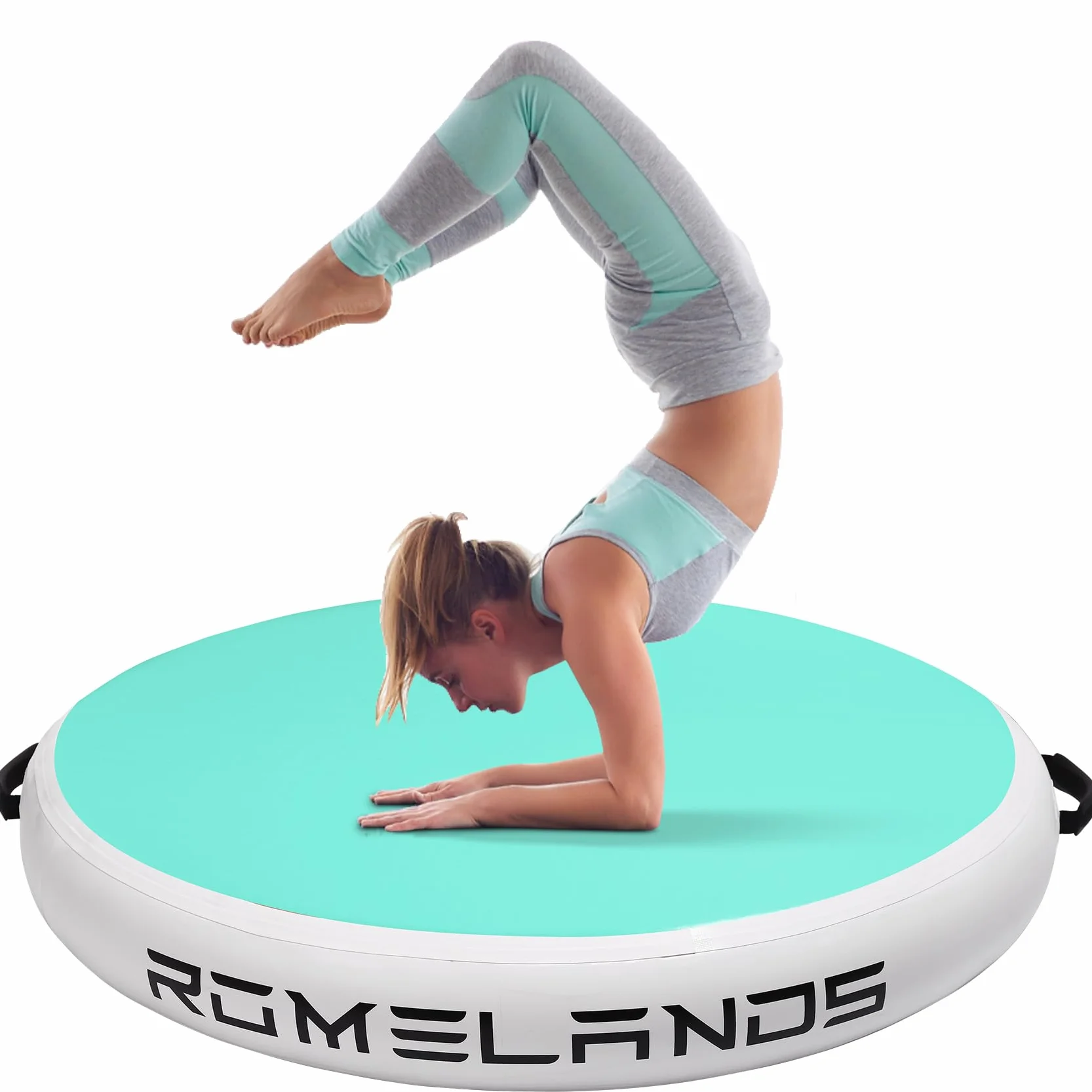 Airspot Air Matte Track 90/100 cm Inflable Tumbling Mat Yoga Entrenamiento Esterilla de Gimnasia