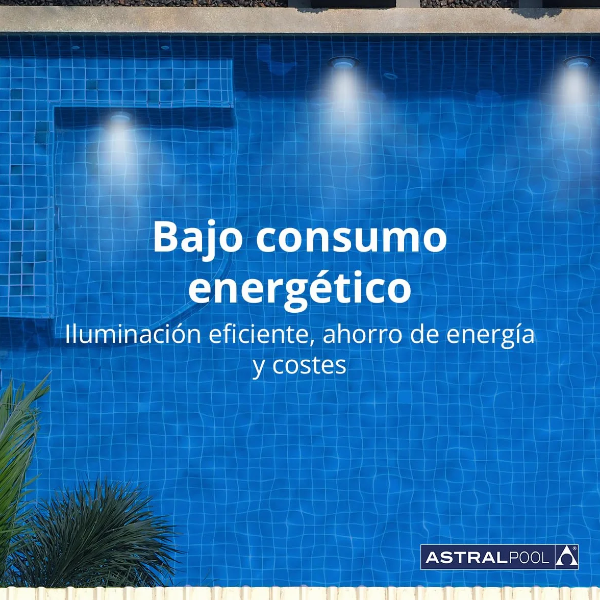 Lámpara Led - Subacuática - Par56 - Piscina - Reemplazo de Luces Halógenas y Focos - Compatible con Proyectores Par56 - Color: Blanco - Astralpool