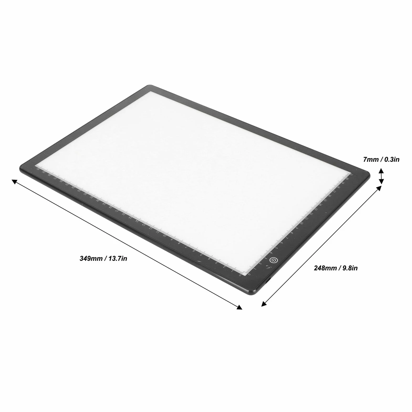 Mesa de Luz para Escaneo de Negativos, Caja de Luz Magnética Ultradelgada con Tres Niveles de Brillo