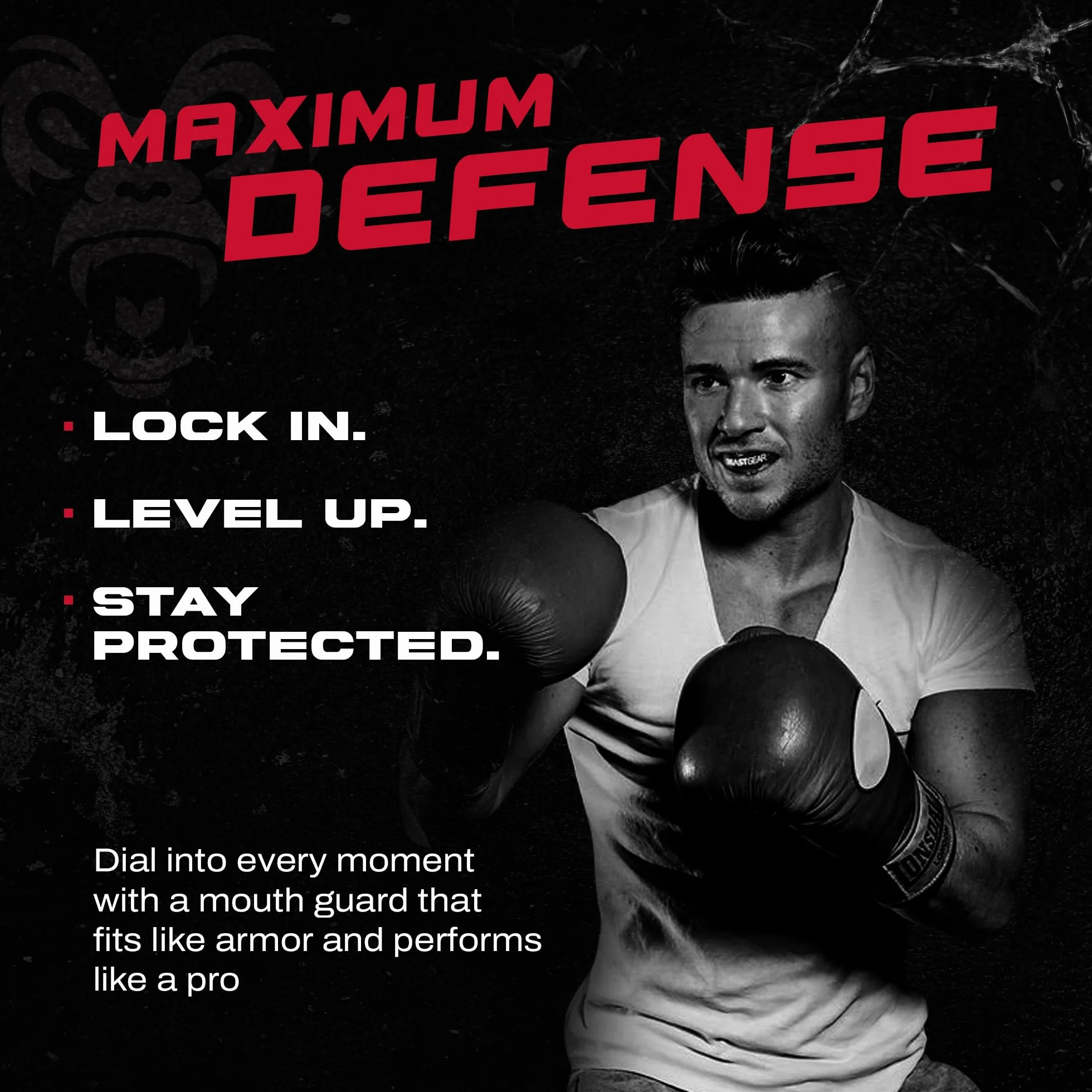 Beast Gear Beast Guard Protector Dental para Boxeo MMA Rugby Muay Thai Hockey Judo Karate Artes Marciales