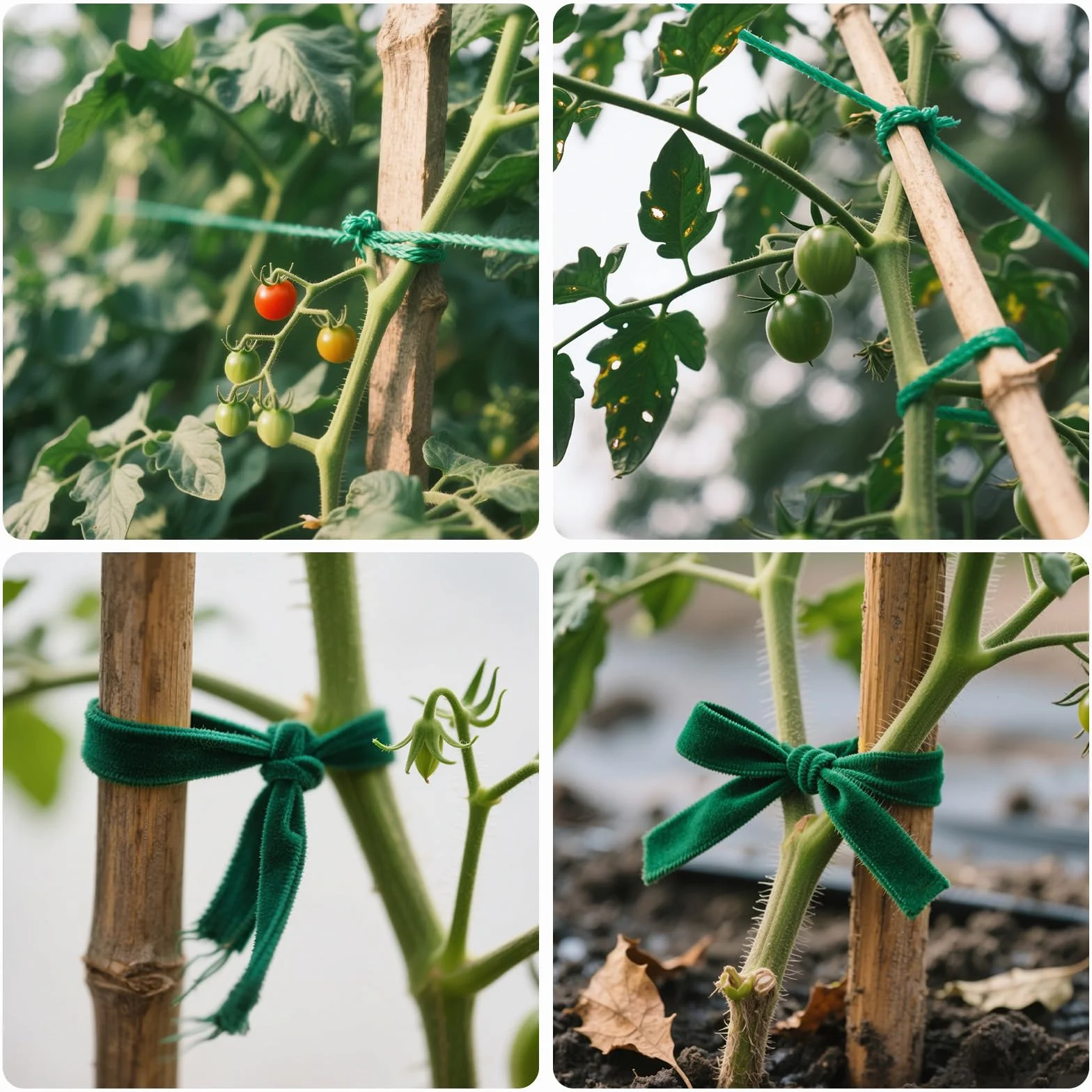 Cordel De Jardín Verde Oscuro 30m, Brida para Plantas Ajustable, Cuerda Resistente Y Hilo De Jardín Multiusos para Atar Plantas, Soporte De Trepadoras Y Manualidades