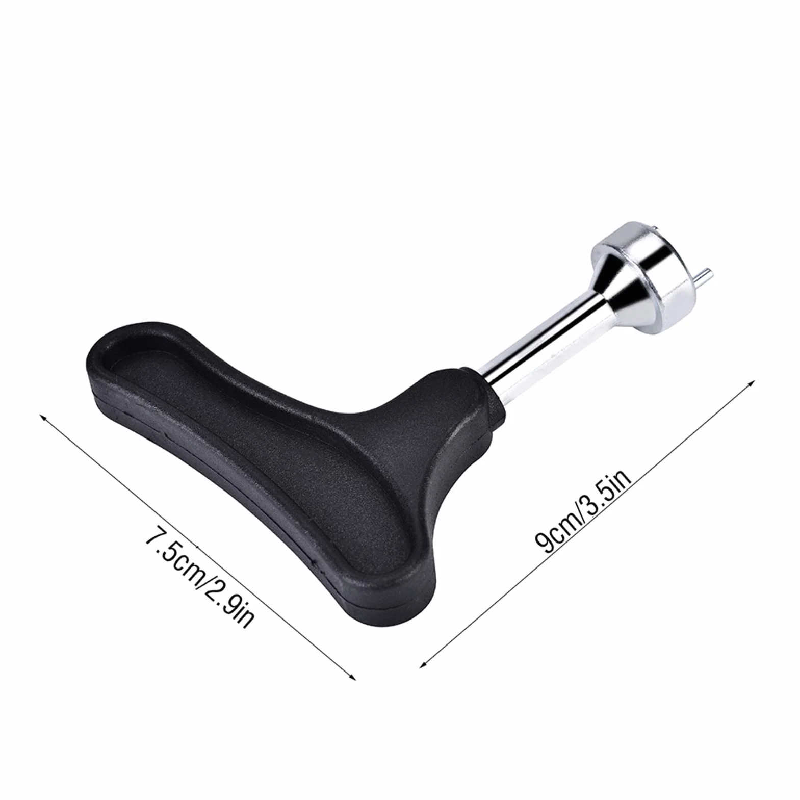 Llave para Zapatos de Golf Spike Remover Acero Inoxidable Herramienta de Carraca