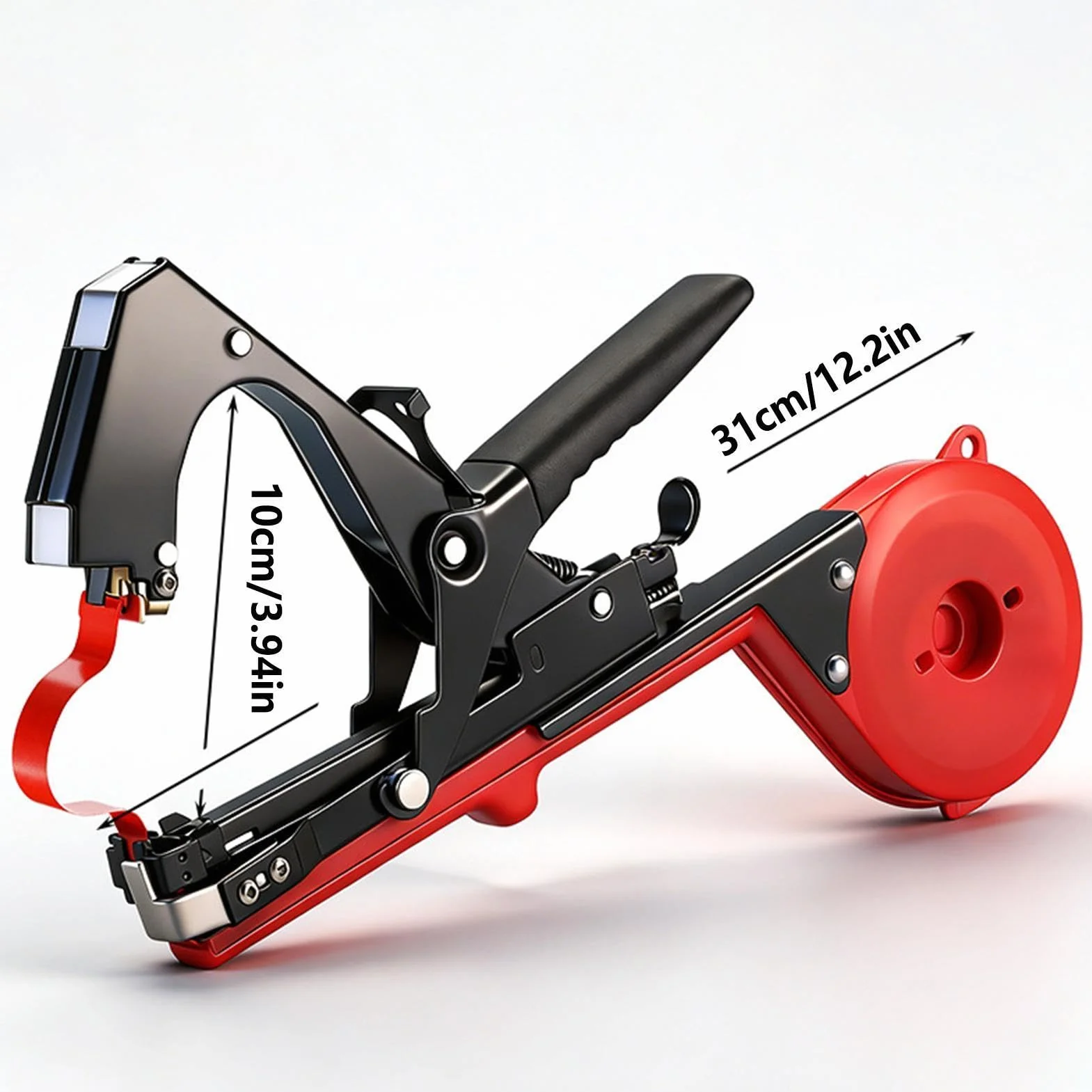 Máquina atadora de vides – Herramienta ergonómica de mano de trabajo resistente para ahorro de mano de obra, herramienta de cinta de ramas de soporte floral – para vid, tomate, pepino, uva, pimientos