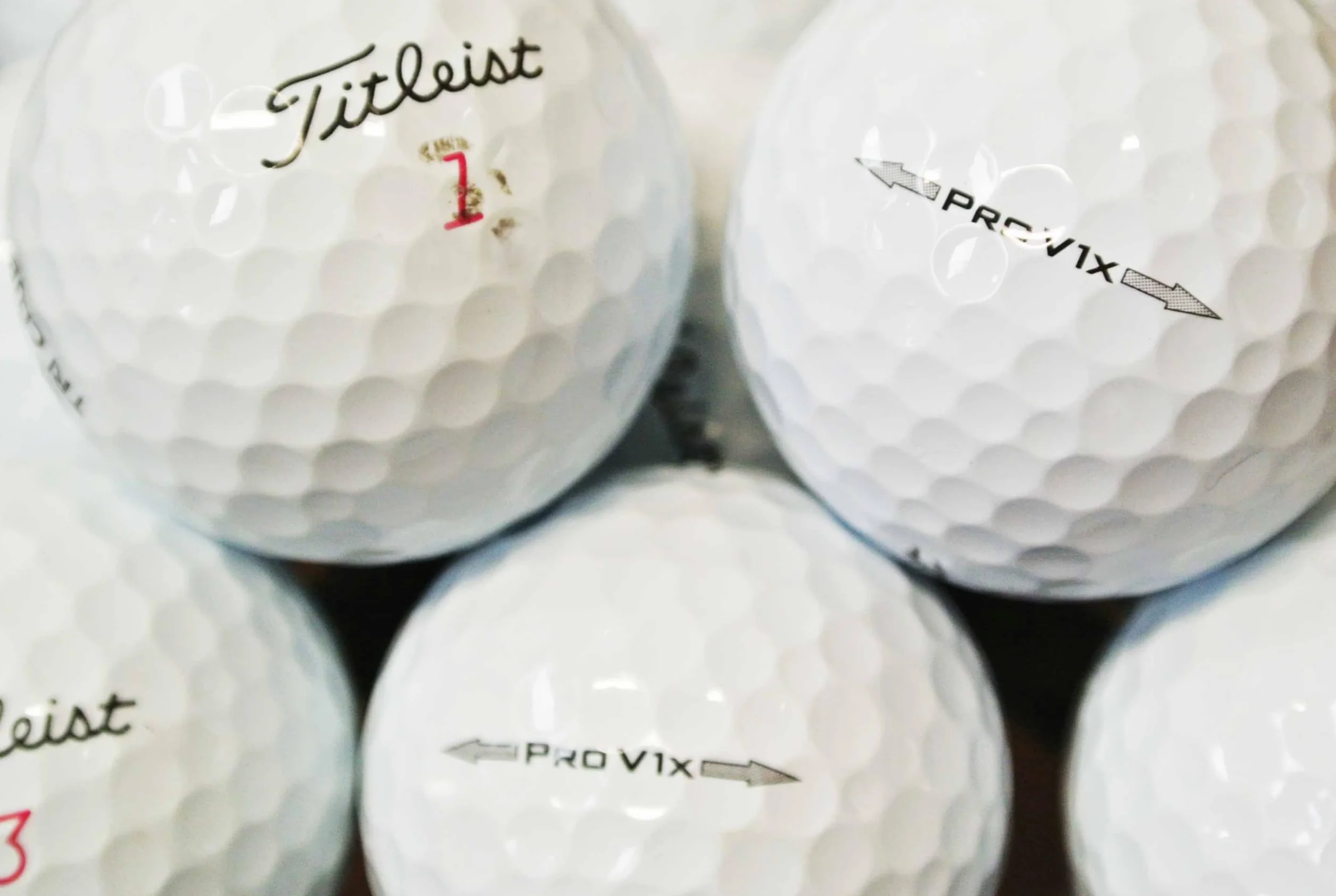 TITLEIST PRO V1X PELOTAS DE GOLF RECUPERADAS LAKE BALLS CALIDAD AAAA AAA PEARL A GRADE