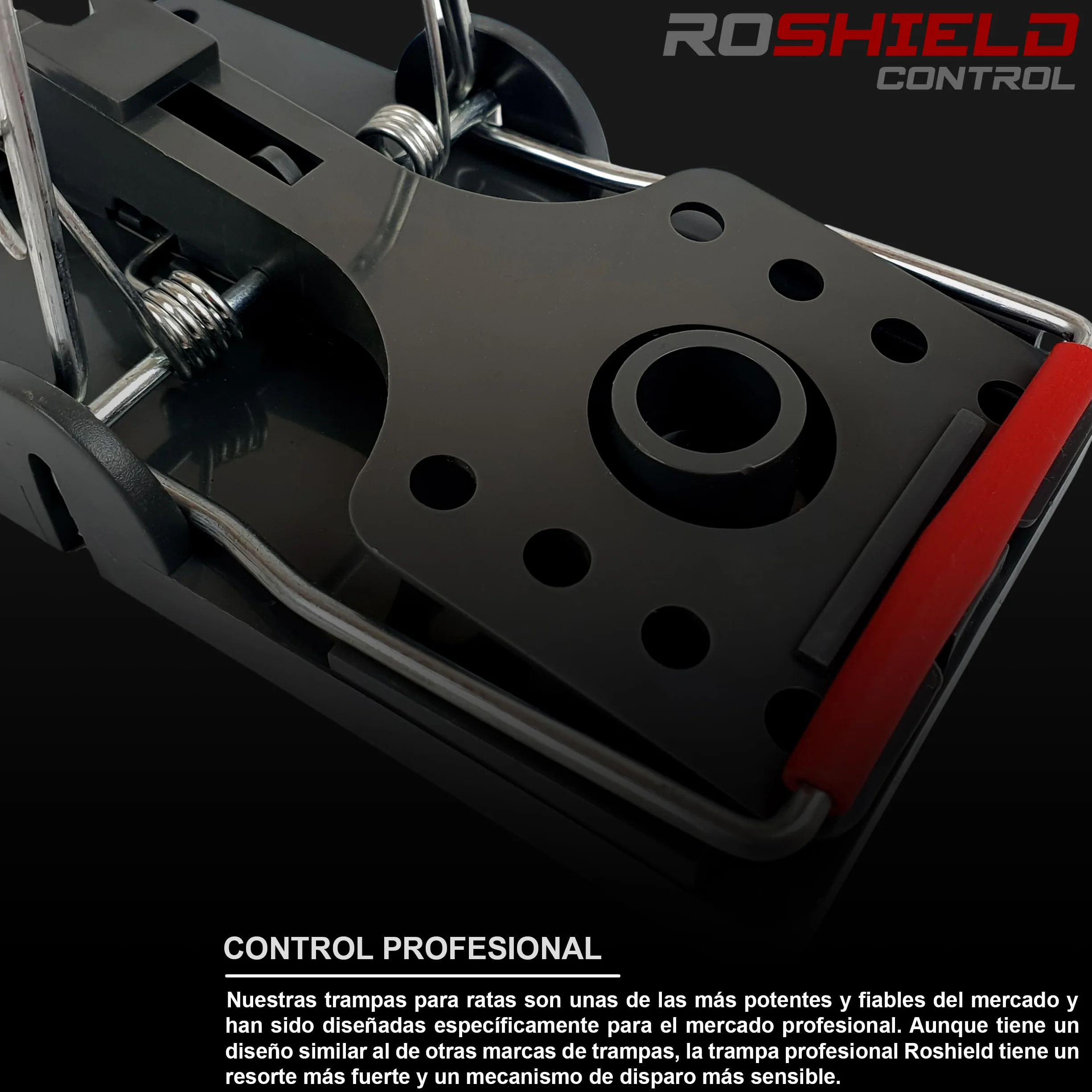 ROSHIELD 2X Trampa para Ratas Caja Matadora - Caja de Seguridad Fácil de Colocar para Hogar, Cobertizo y Garaje Control y Tratamiento (Calidad Profesional, Paquete de 2)