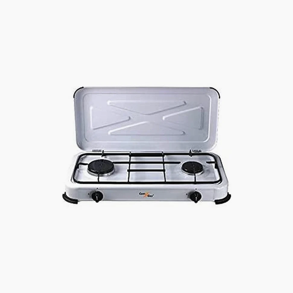 Com Gas BG02BM - Cocina 2 Fuegos con Tapa