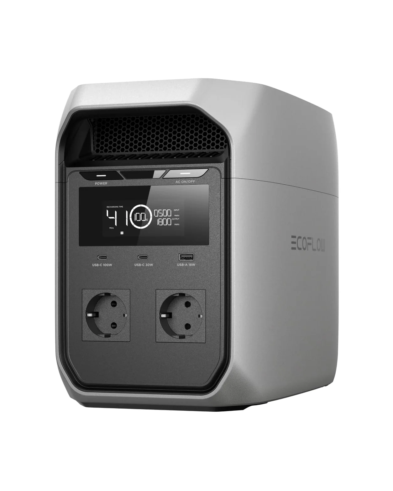 Estación de energía portátil ECOFLOW DELTA 3 Classic (Reacondicionado) | Generador solar 1024 Wh, LFP, para camping, sólo pequeños defectos en el embalaje, el producto está completamente sin usar