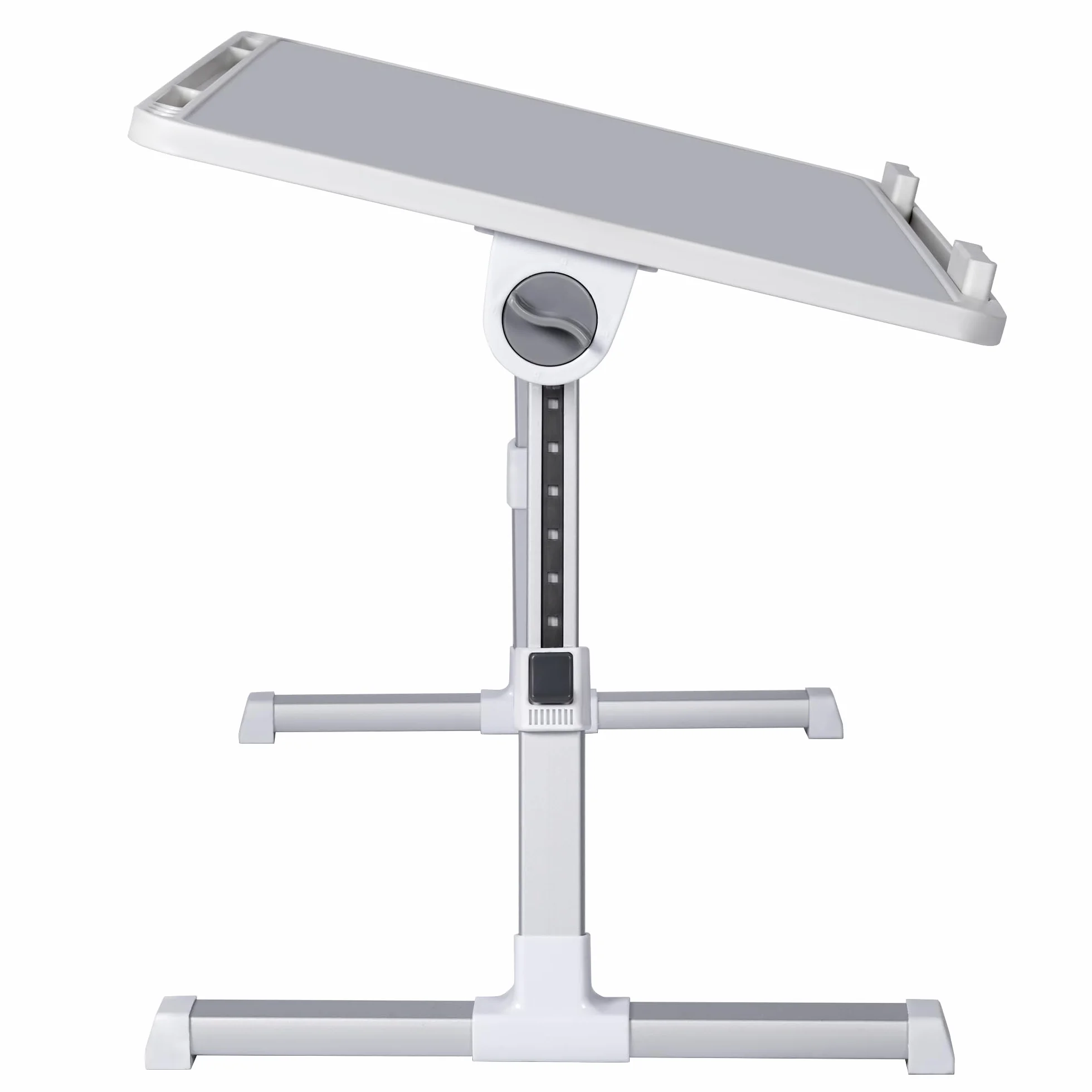 Mesa Auxiliar Plegable 60x40cm para Ordenador Regulable en Altura