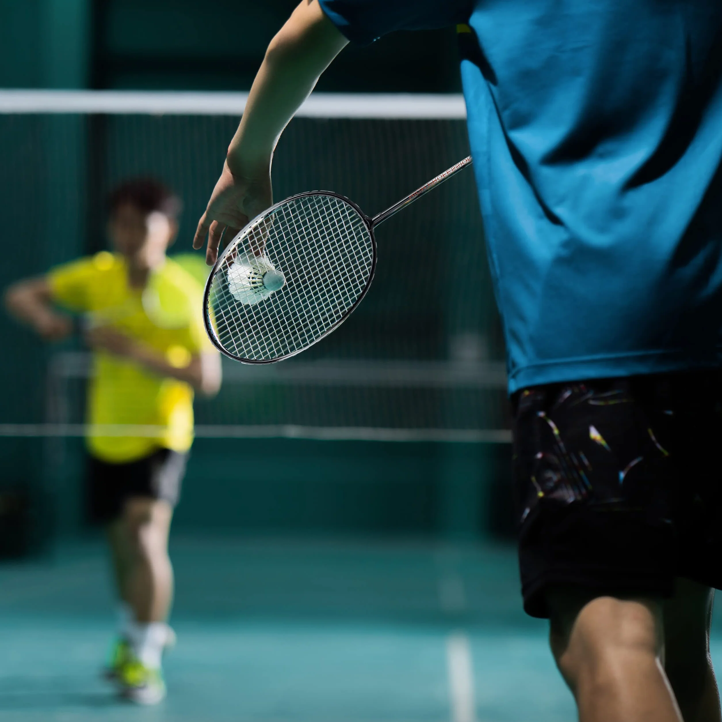Relaxdays Juego de Bádminton con Bolsa, 2 Raquetas y 10 Volantes, Set para Niños y Adultos